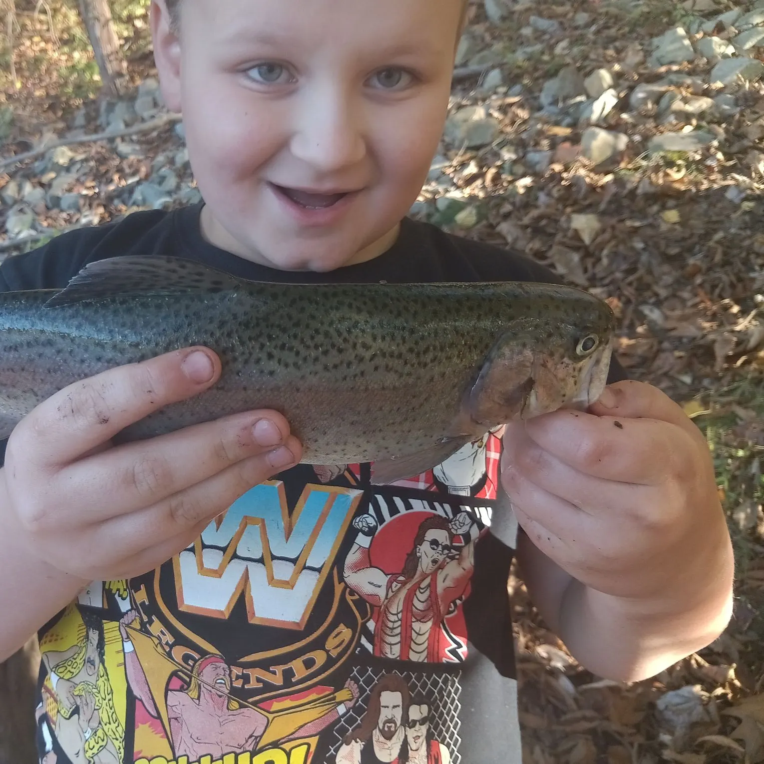 Rainbow trout caught on Fishbrain