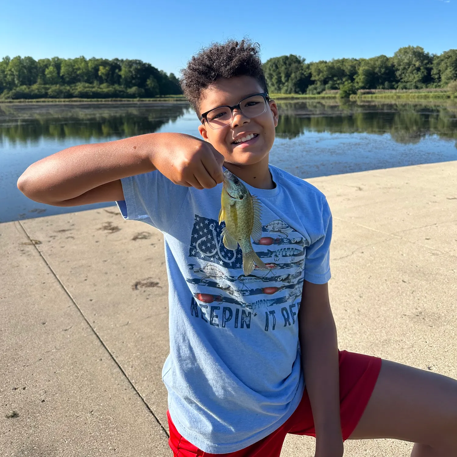 Redear sunfish caught on Fishbrain