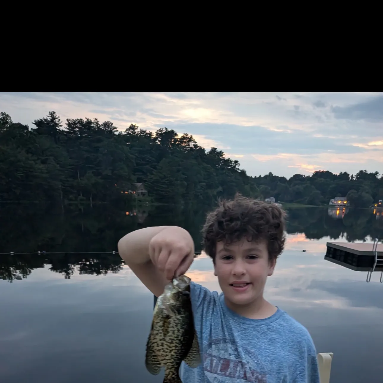 Black crappie caught on Fishbrain