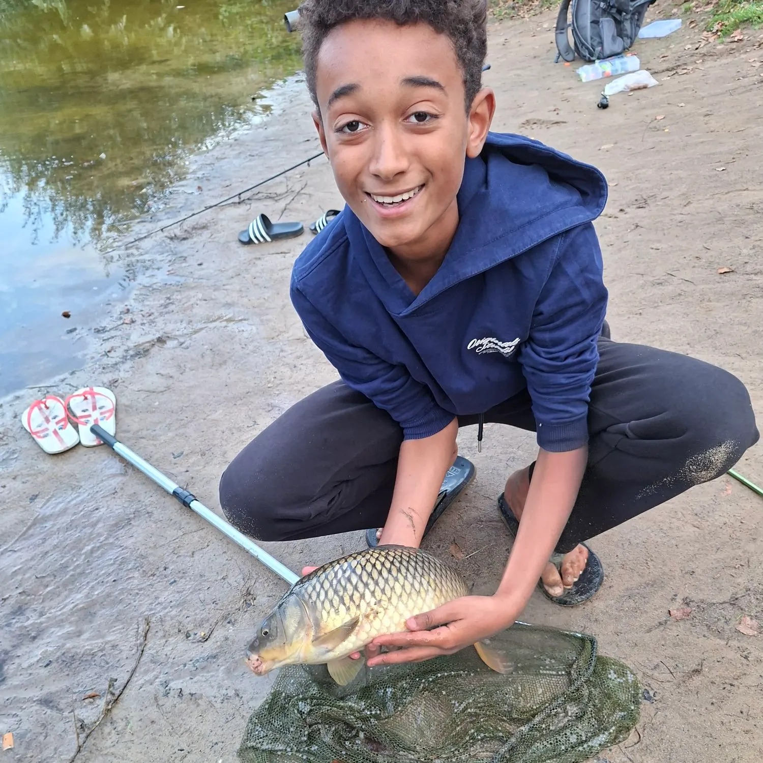 Common carp caught on Fishbrain