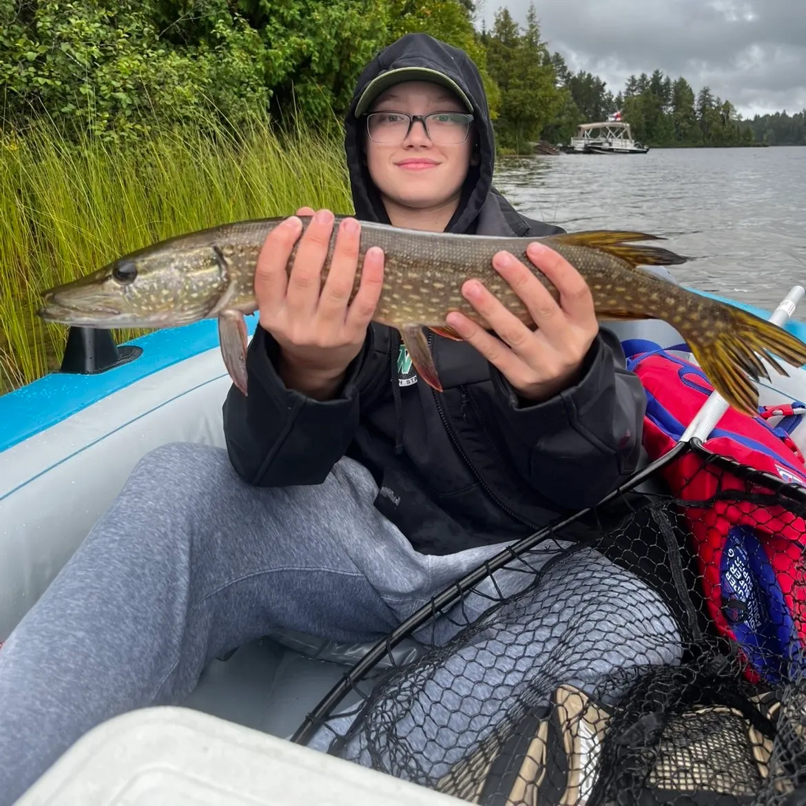 Northern pike caught on Fishbrain