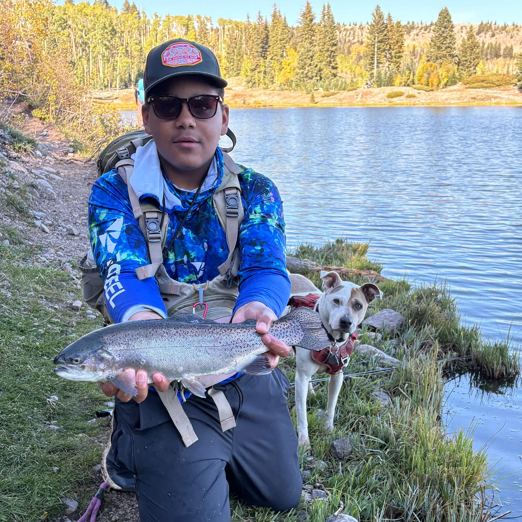 Rainbow trout caught on Fishbrain