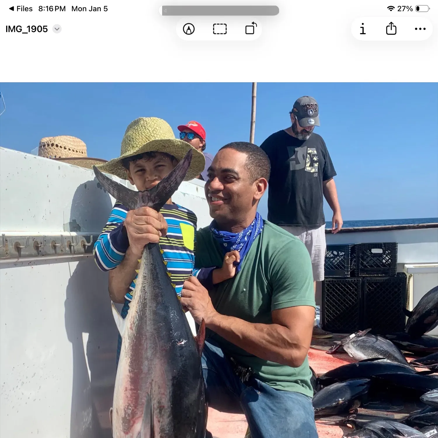 recently logged catches