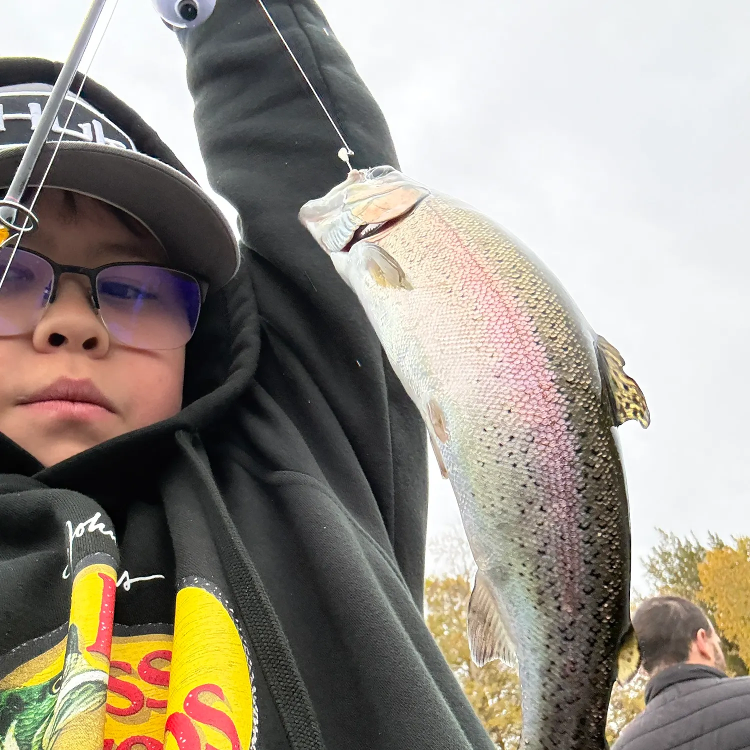 Rainbow trout caught on Fishbrain