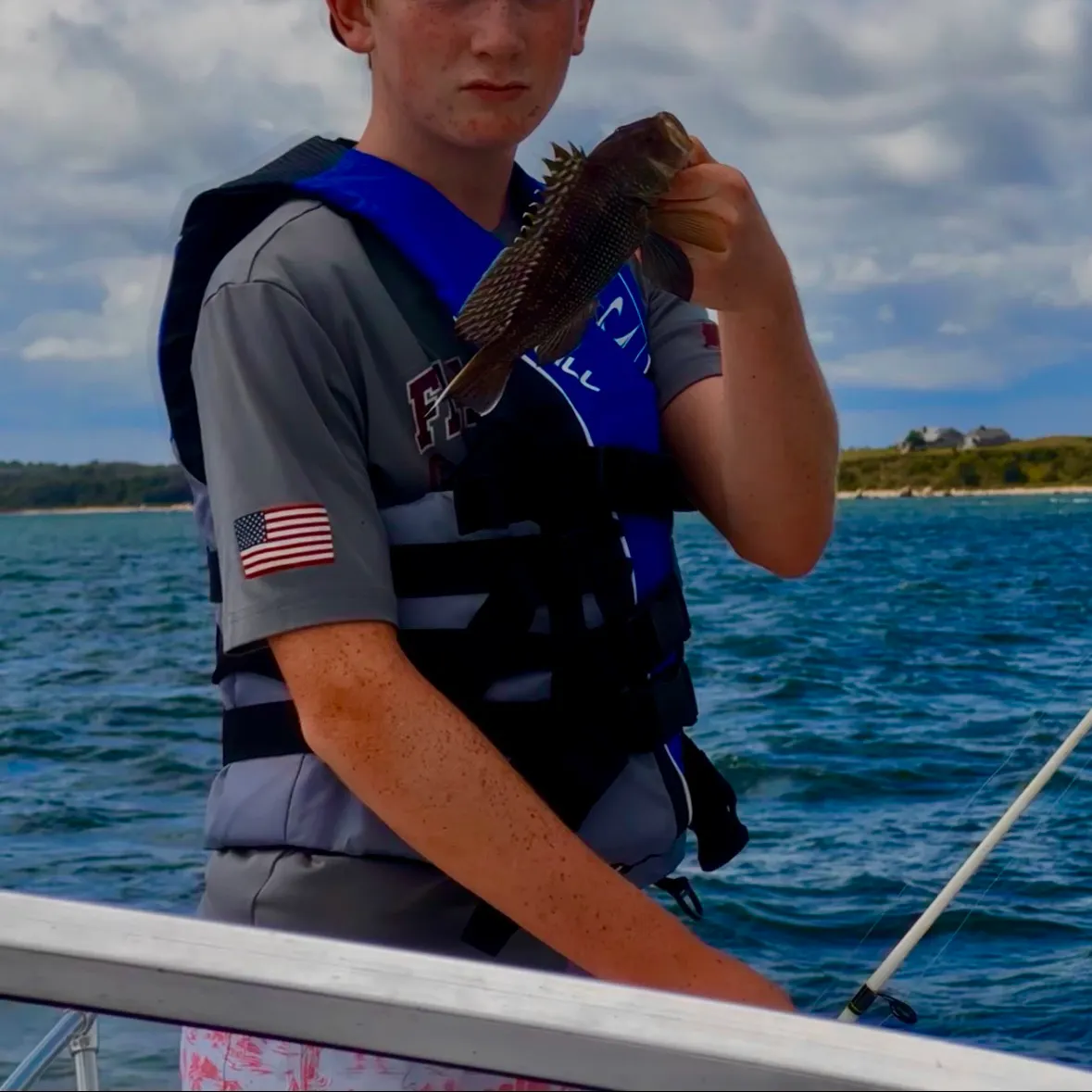 Black sea bass caught on Fishbrain