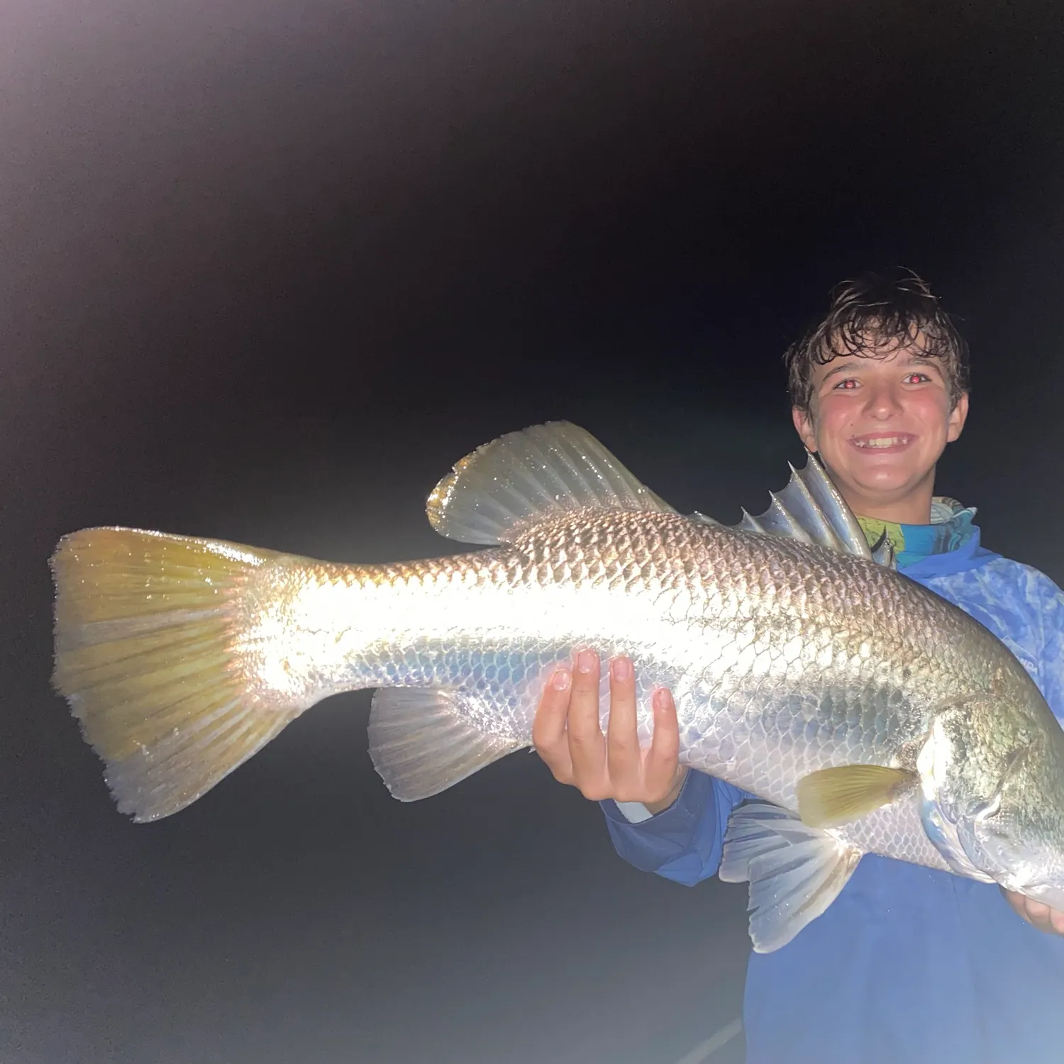 Barramundi caught on Fishbrain