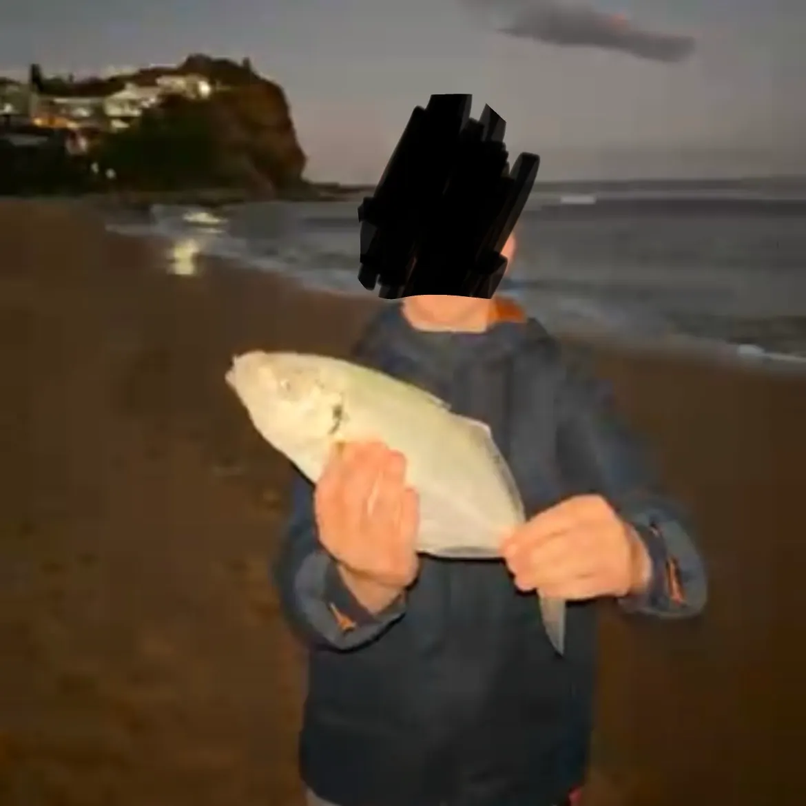 White trevally caught on Fishbrain