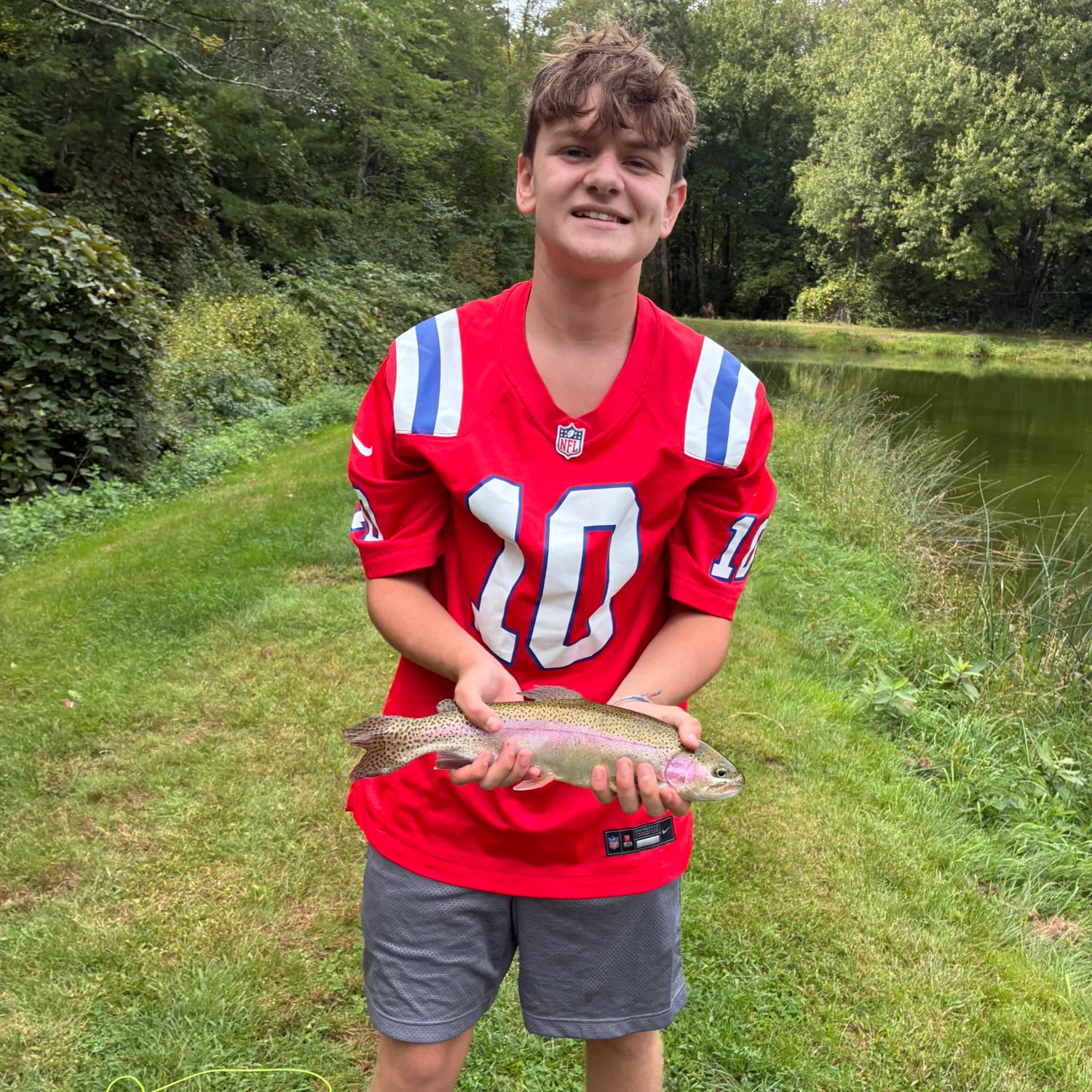 Rainbow trout caught on Fishbrain