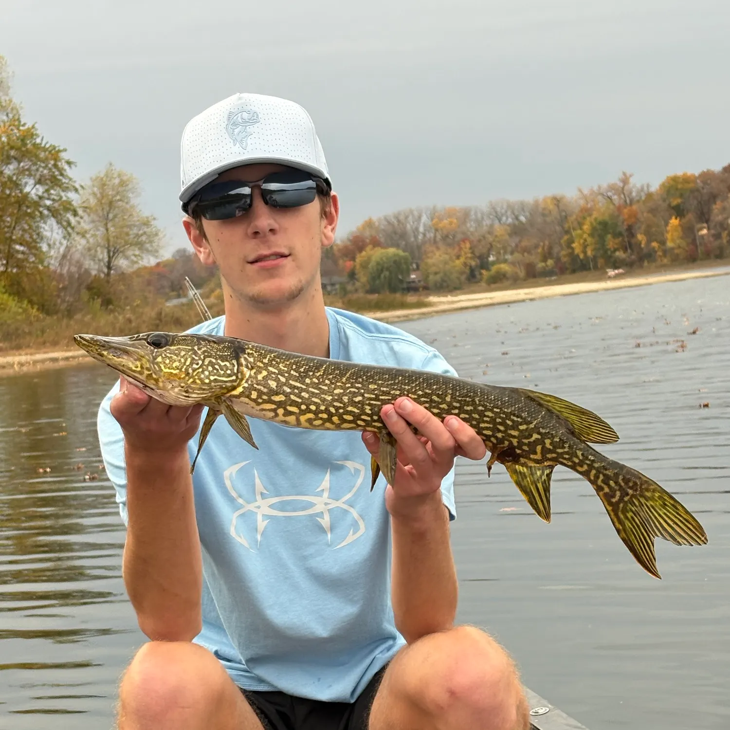 Northern pike caught on Fishbrain
