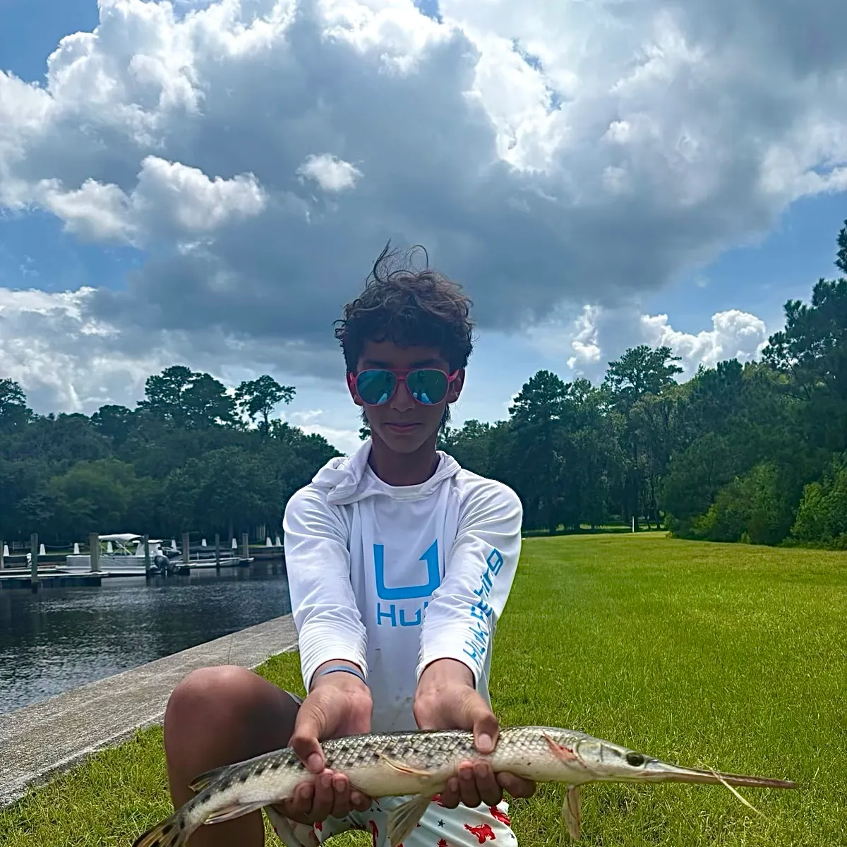 The most recent Longnose gar catches on Fishbrain