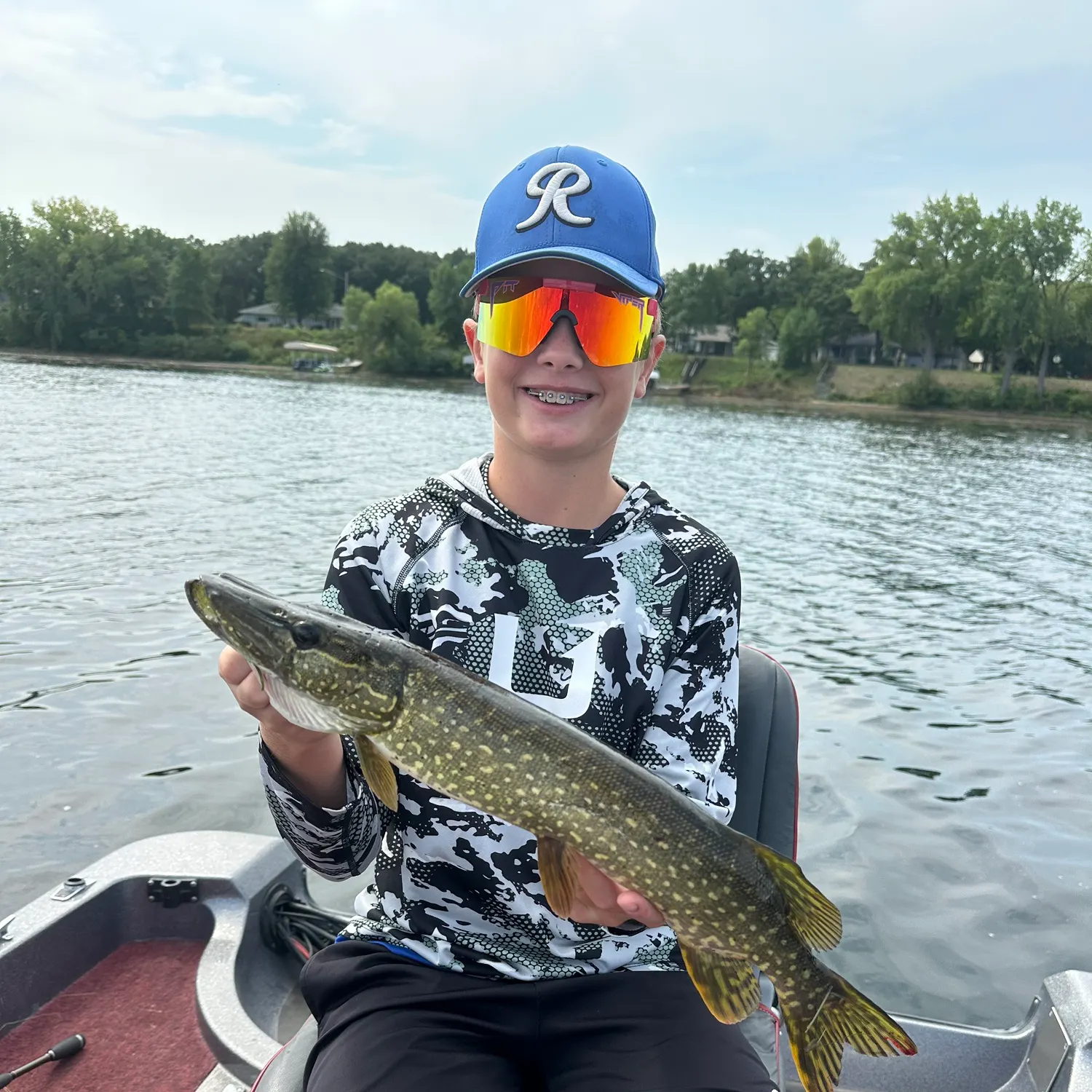 Northern pike caught on Fishbrain