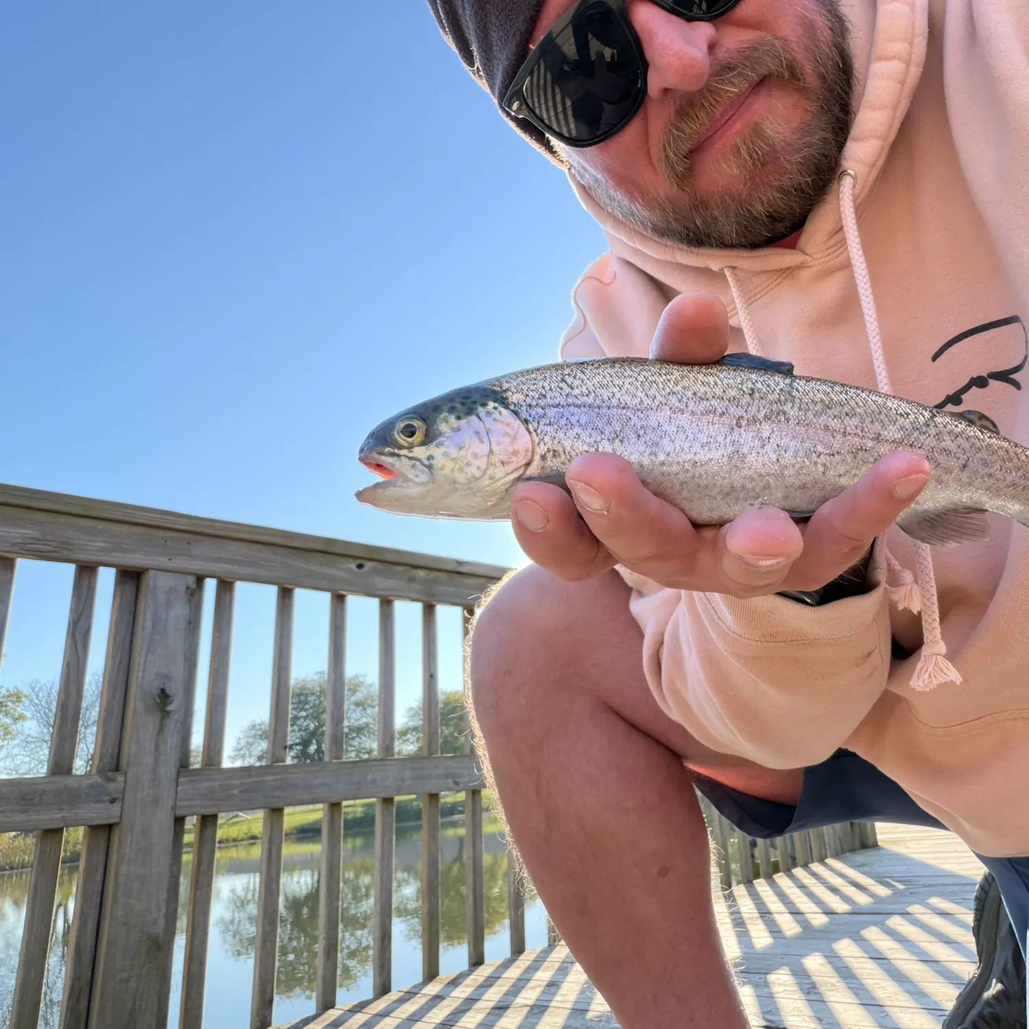 Rainbow trout caught on Fishbrain