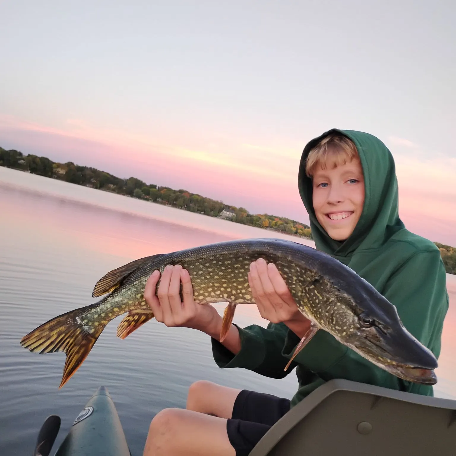 Northern pike caught on Fishbrain