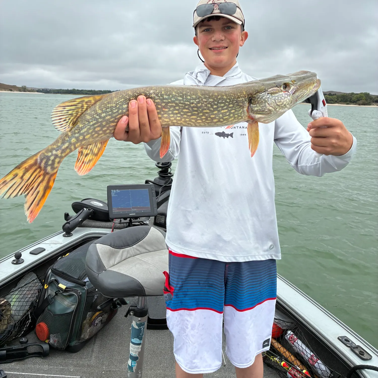 Northern pike caught on Fishbrain