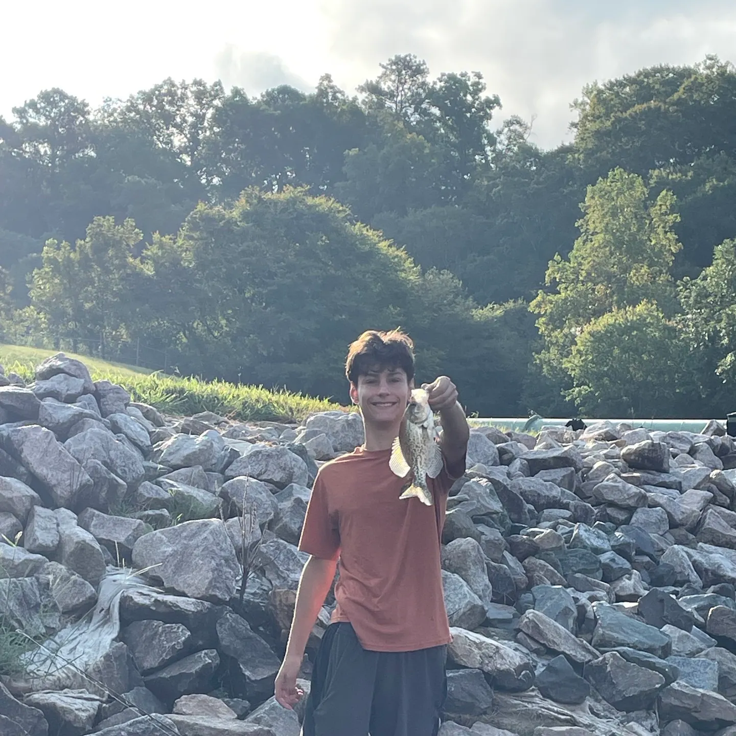 Black crappie caught on Fishbrain