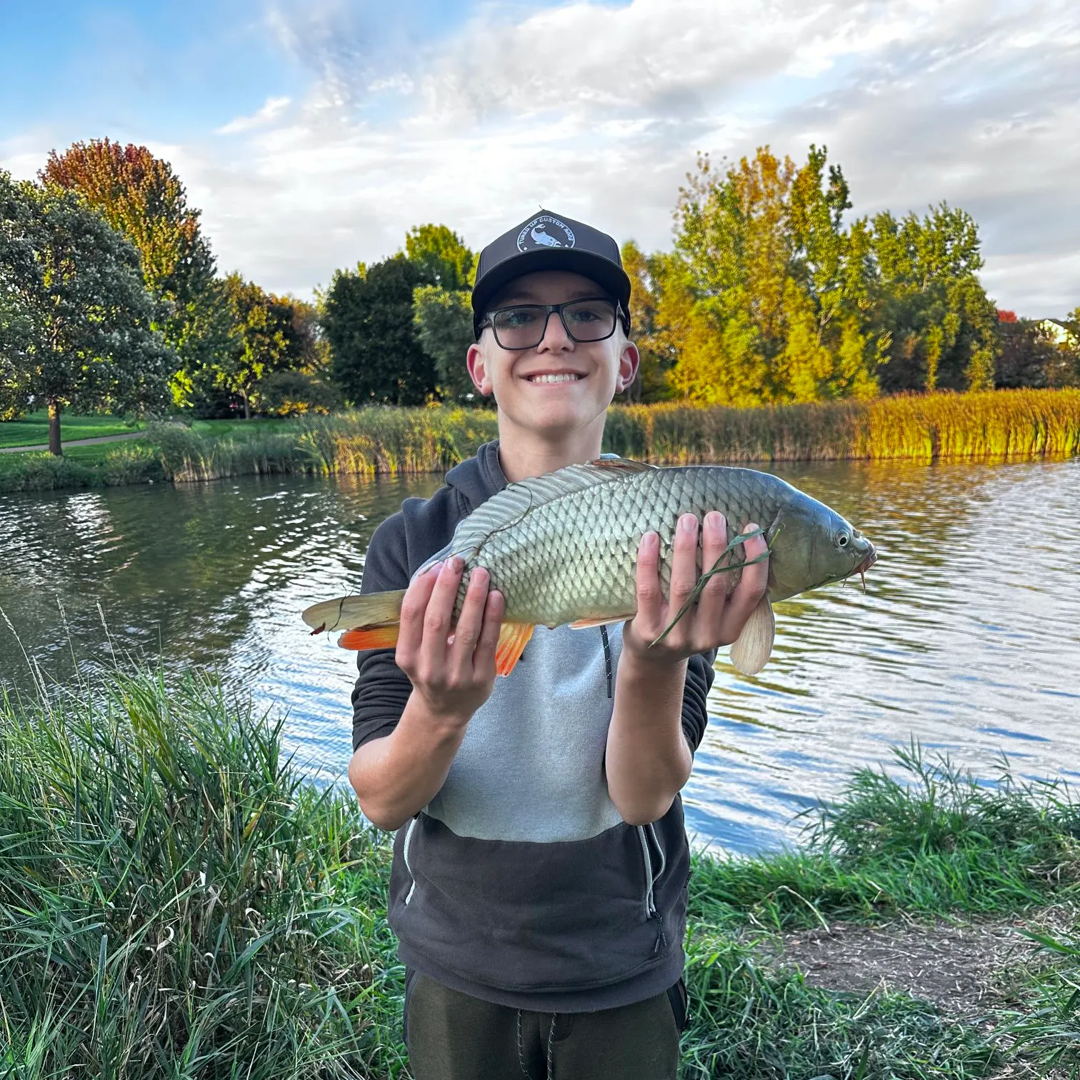 Common carp caught on Fishbrain