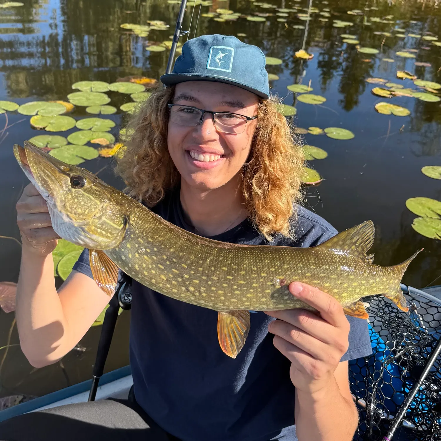 Northern pike caught on Fishbrain
