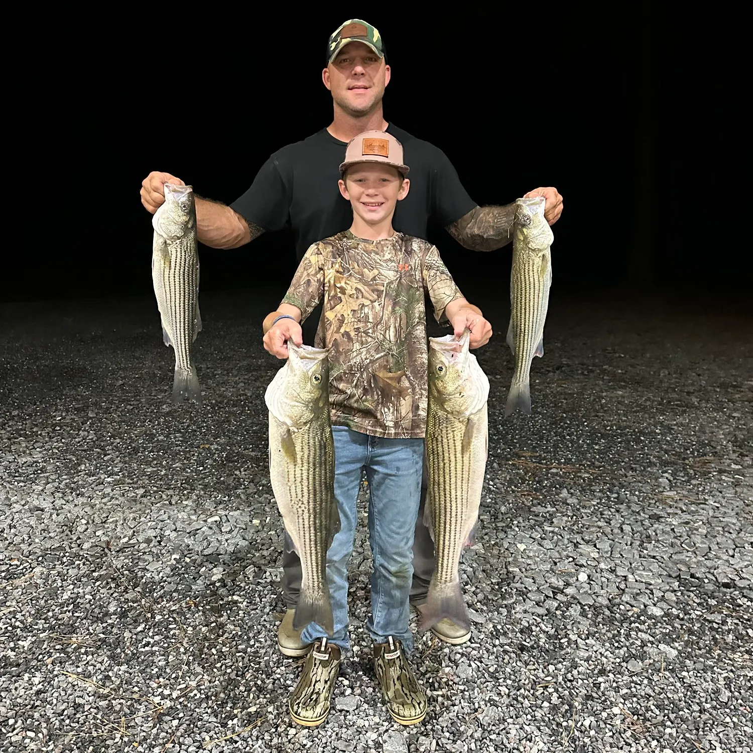 Striped bass caught on Fishbrain