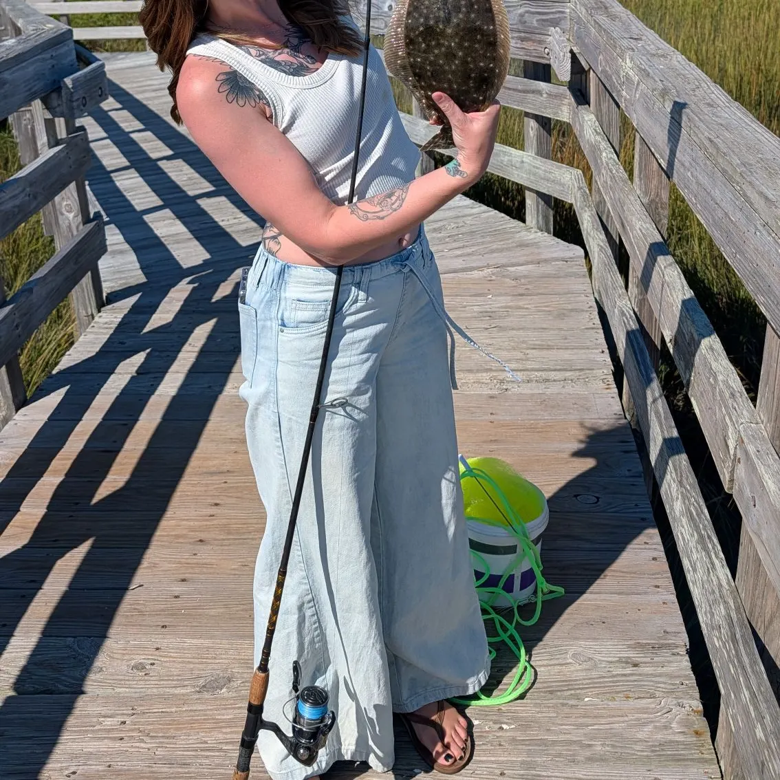 Summer flounder caught on Fishbrain