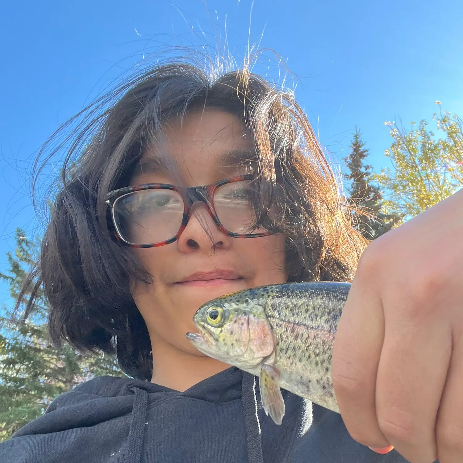 Rainbow trout caught on Fishbrain