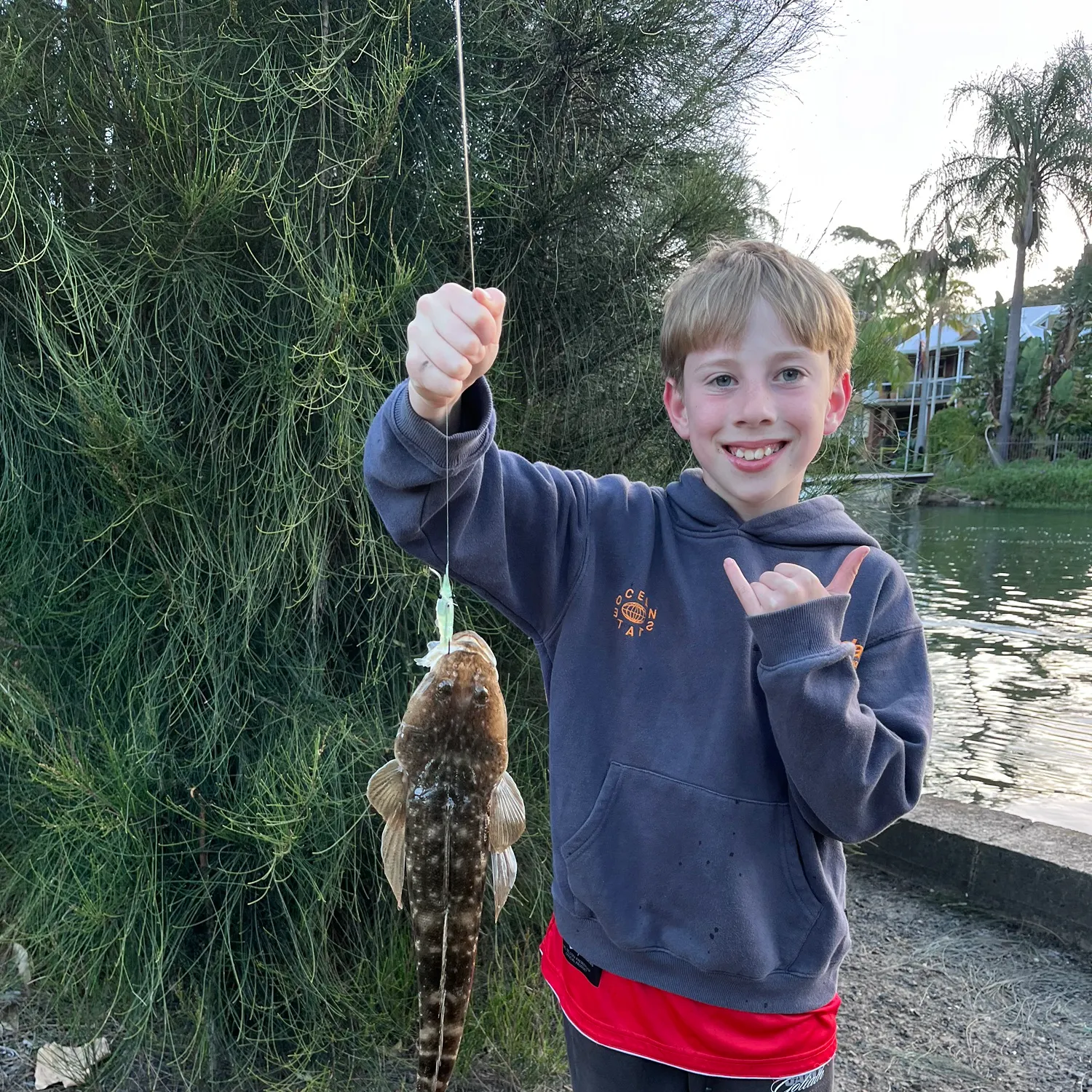 Dusky flathead caught on Fishbrain
