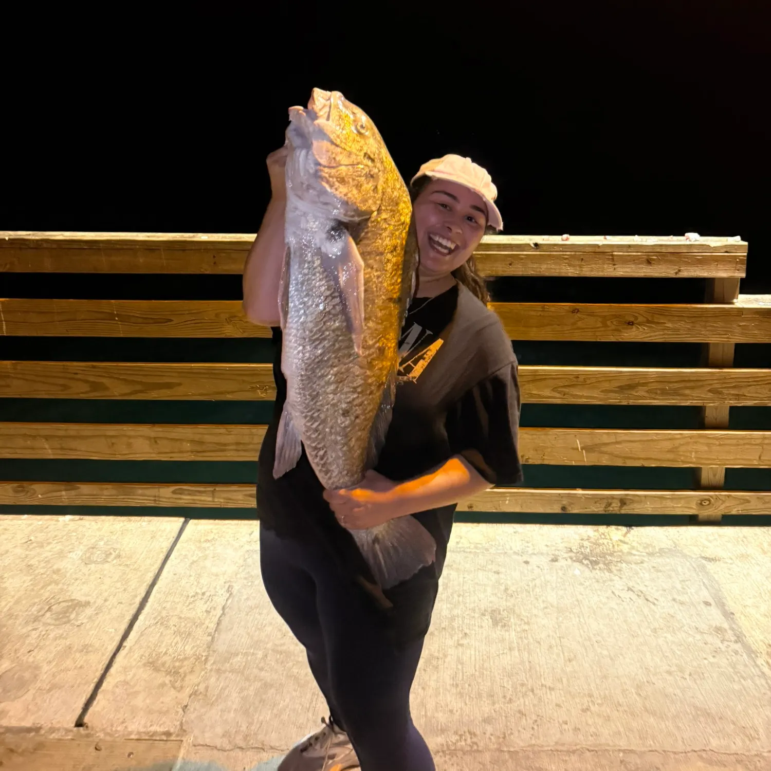 Black drum caught on Fishbrain