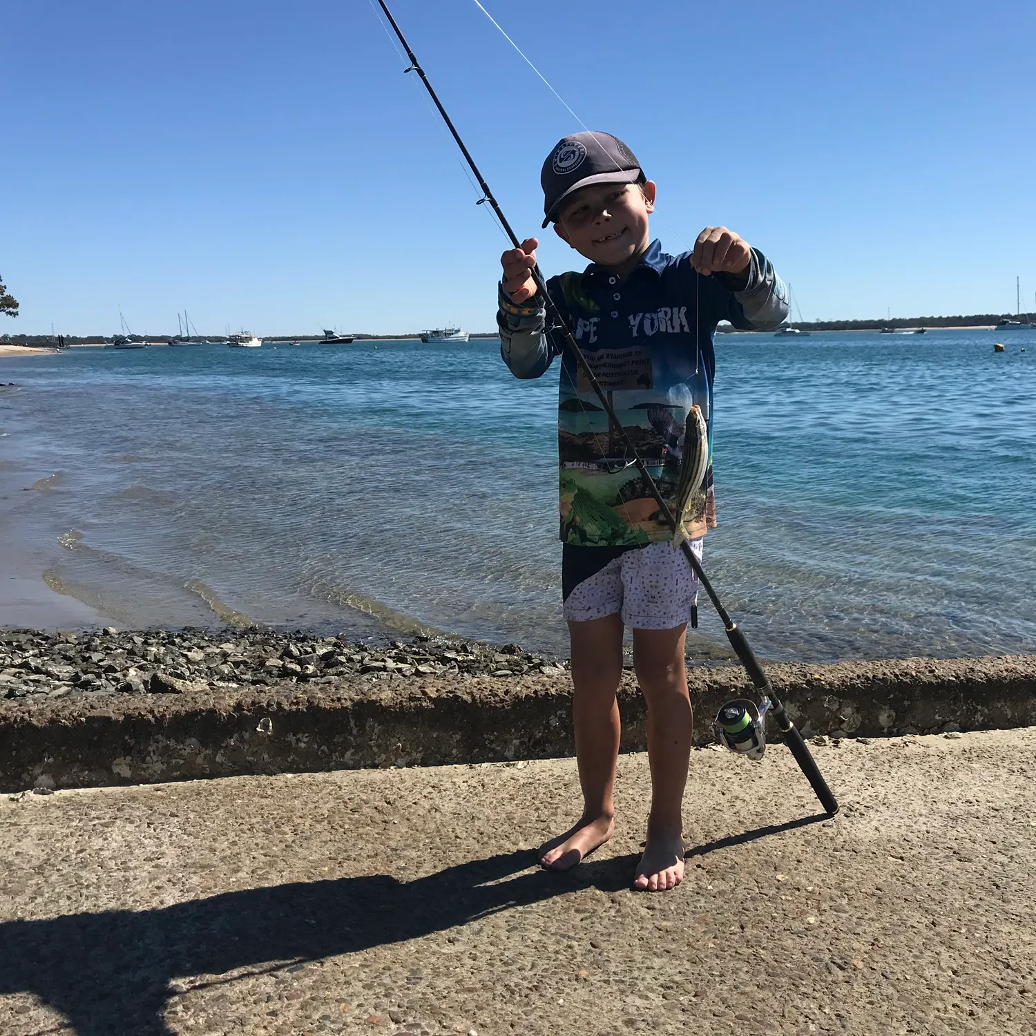 Eastern striped grunter caught on Fishbrain