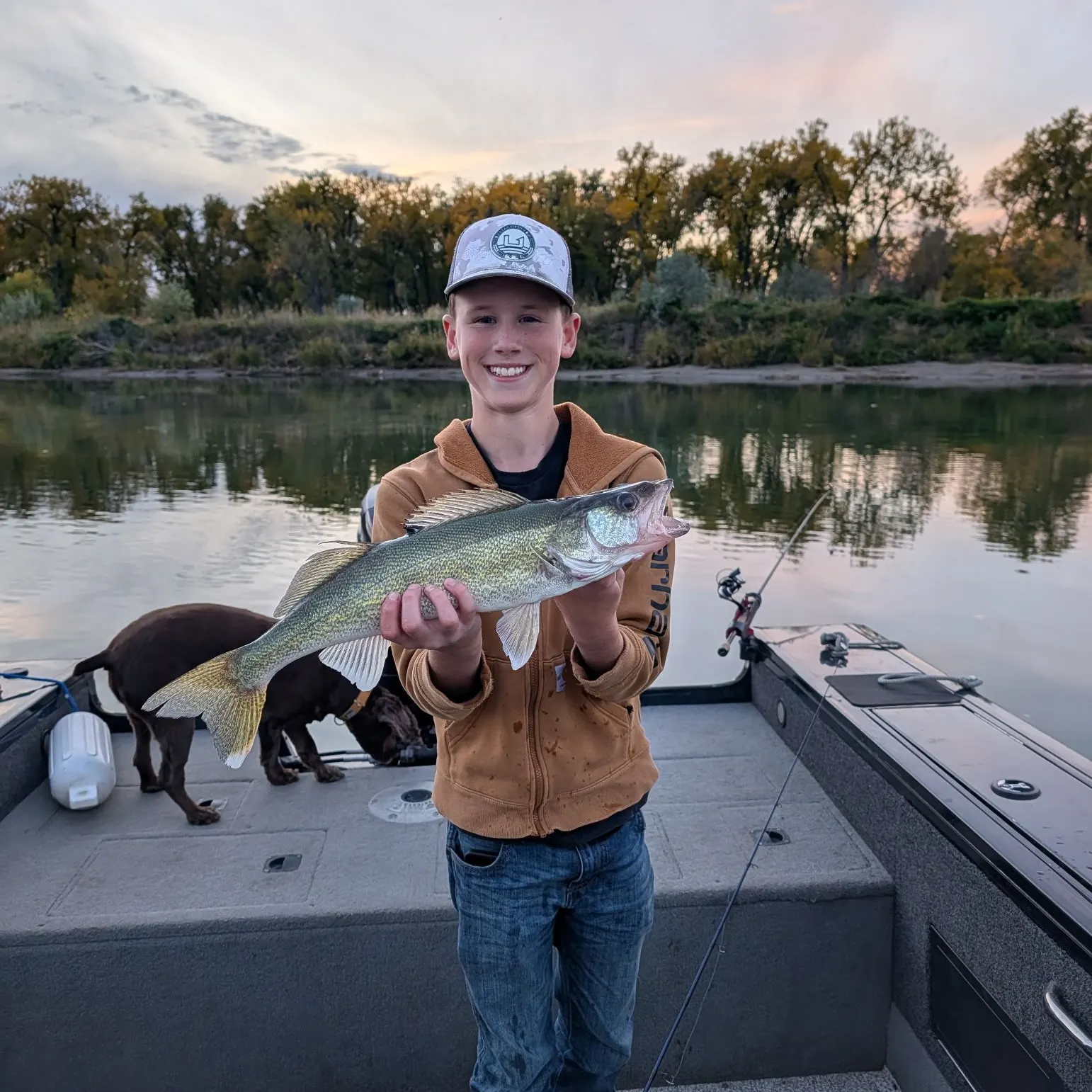 Walleye caught on Fishbrain