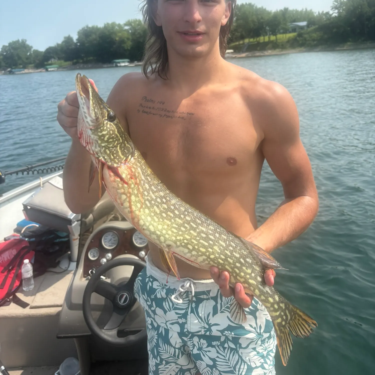 Northern pike caught on Fishbrain