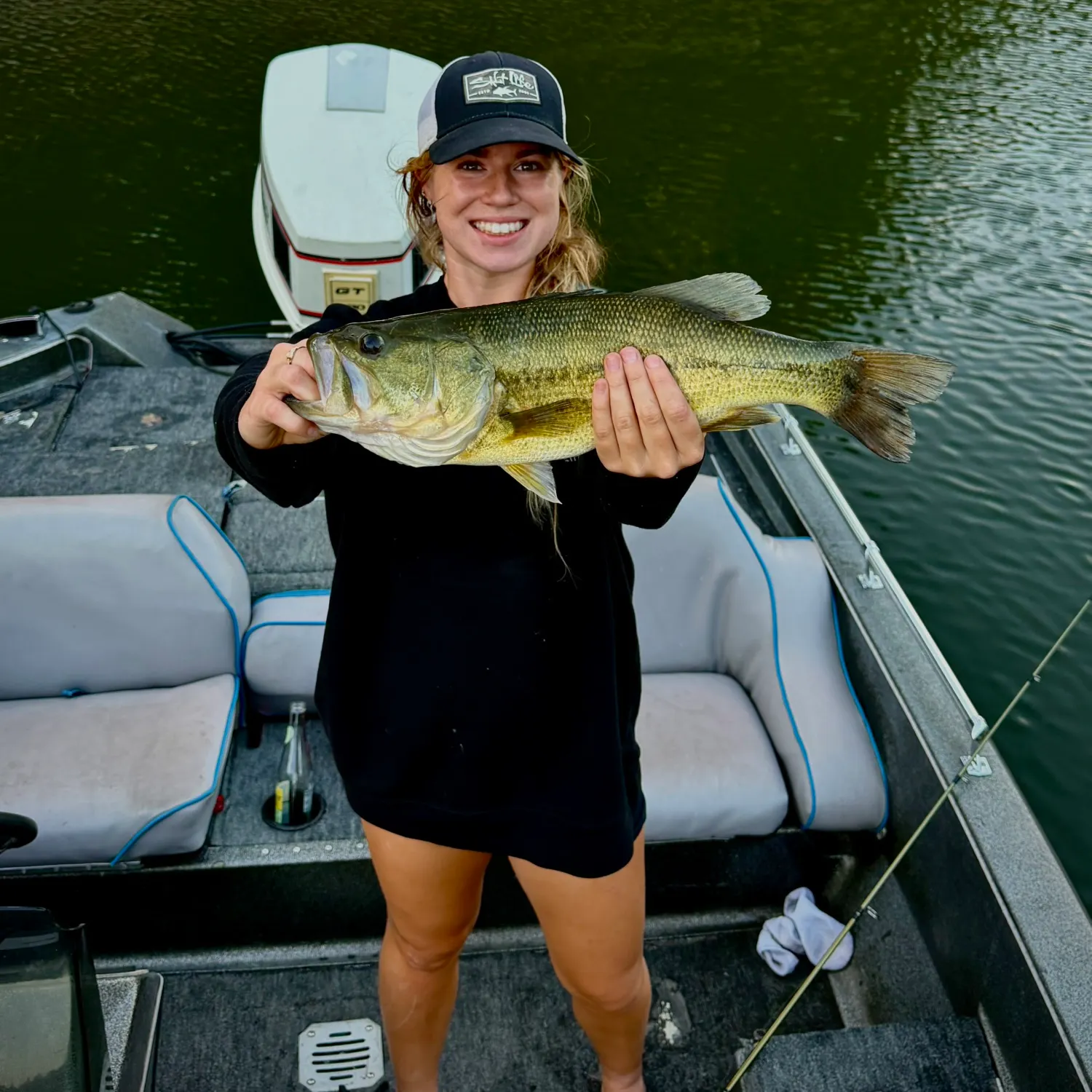 Spotted bass caught on Fishbrain