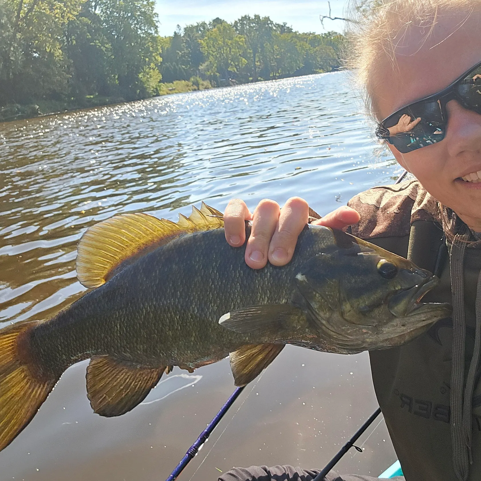 Smallmouth bass caught on Fishbrain