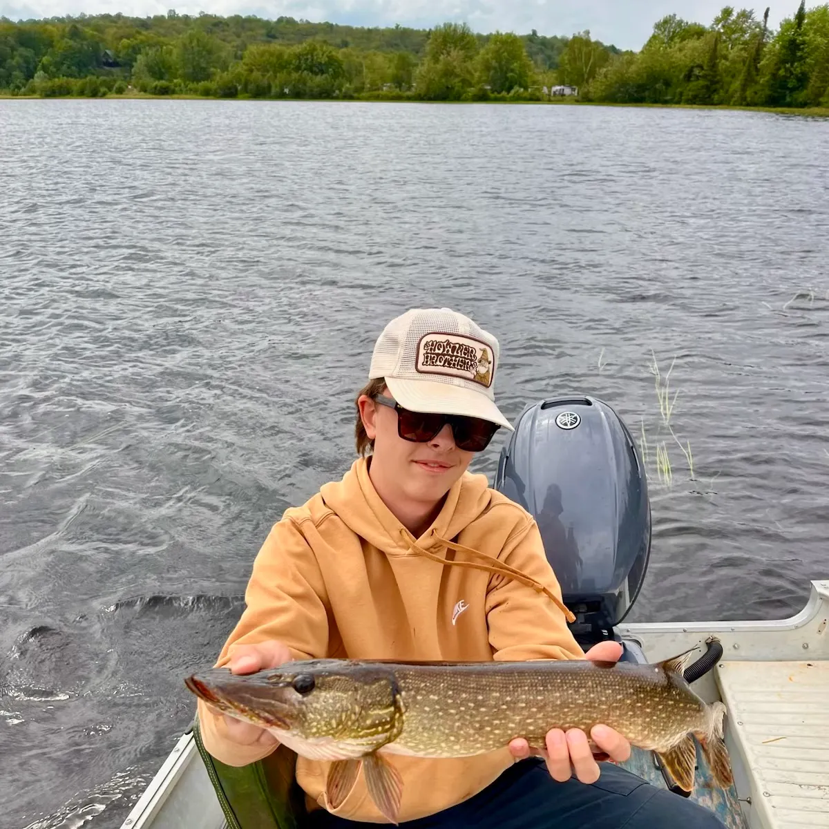 Northern pike caught on Fishbrain