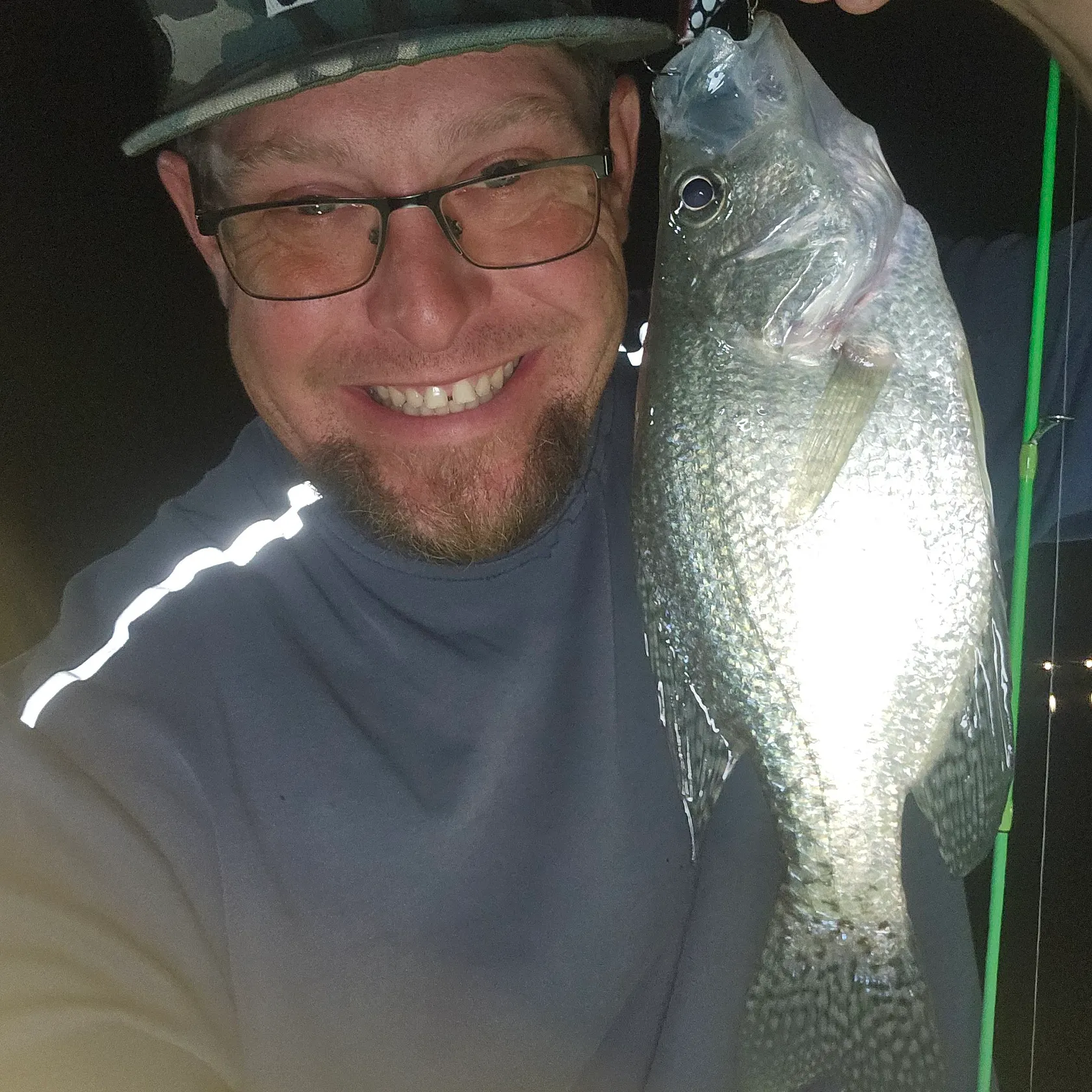 White crappie caught on Fishbrain