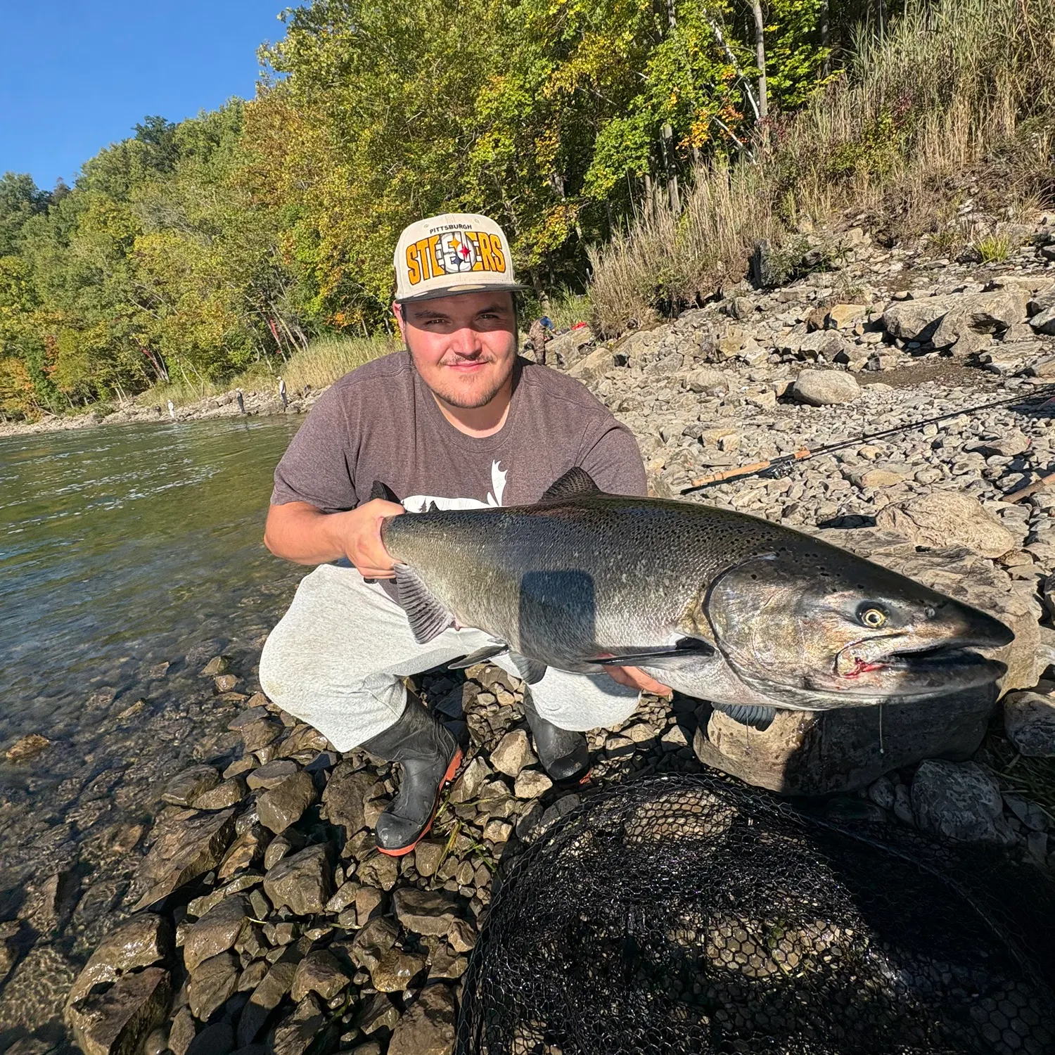 Chinook salmon caught on Fishbrain