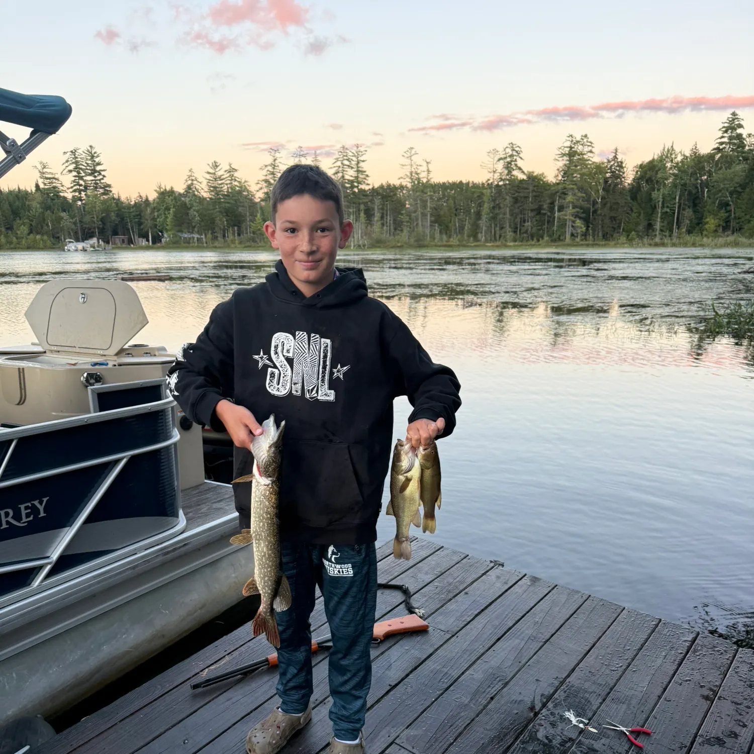Northern pike caught on Fishbrain