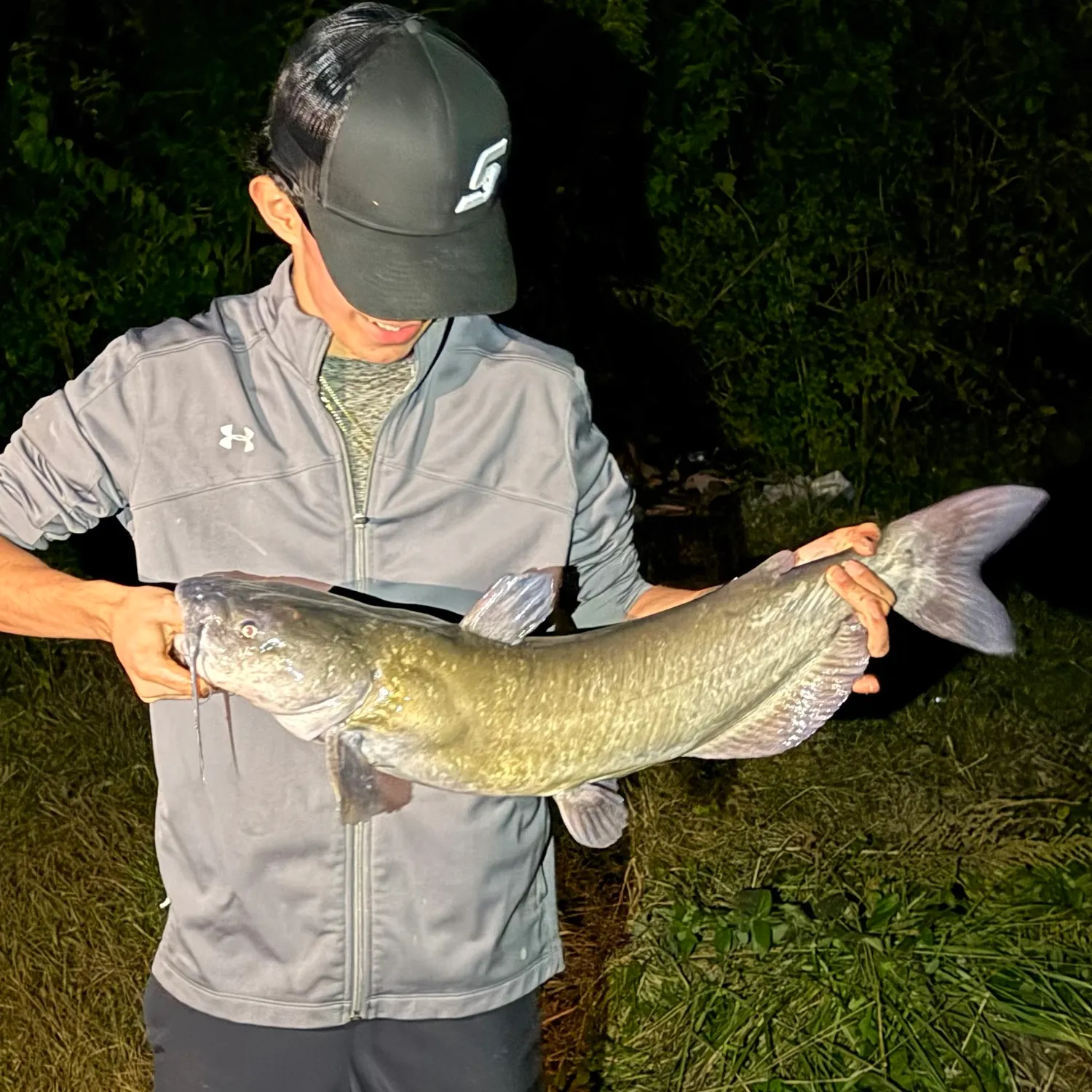 Channel catfish caught on Fishbrain