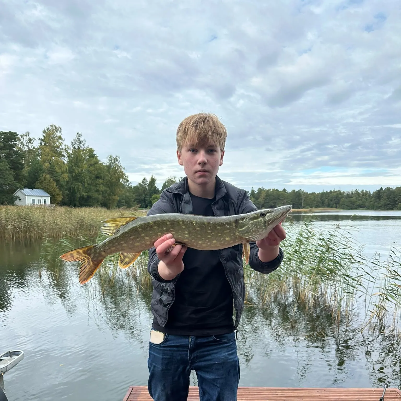 Northern pike caught on Fishbrain