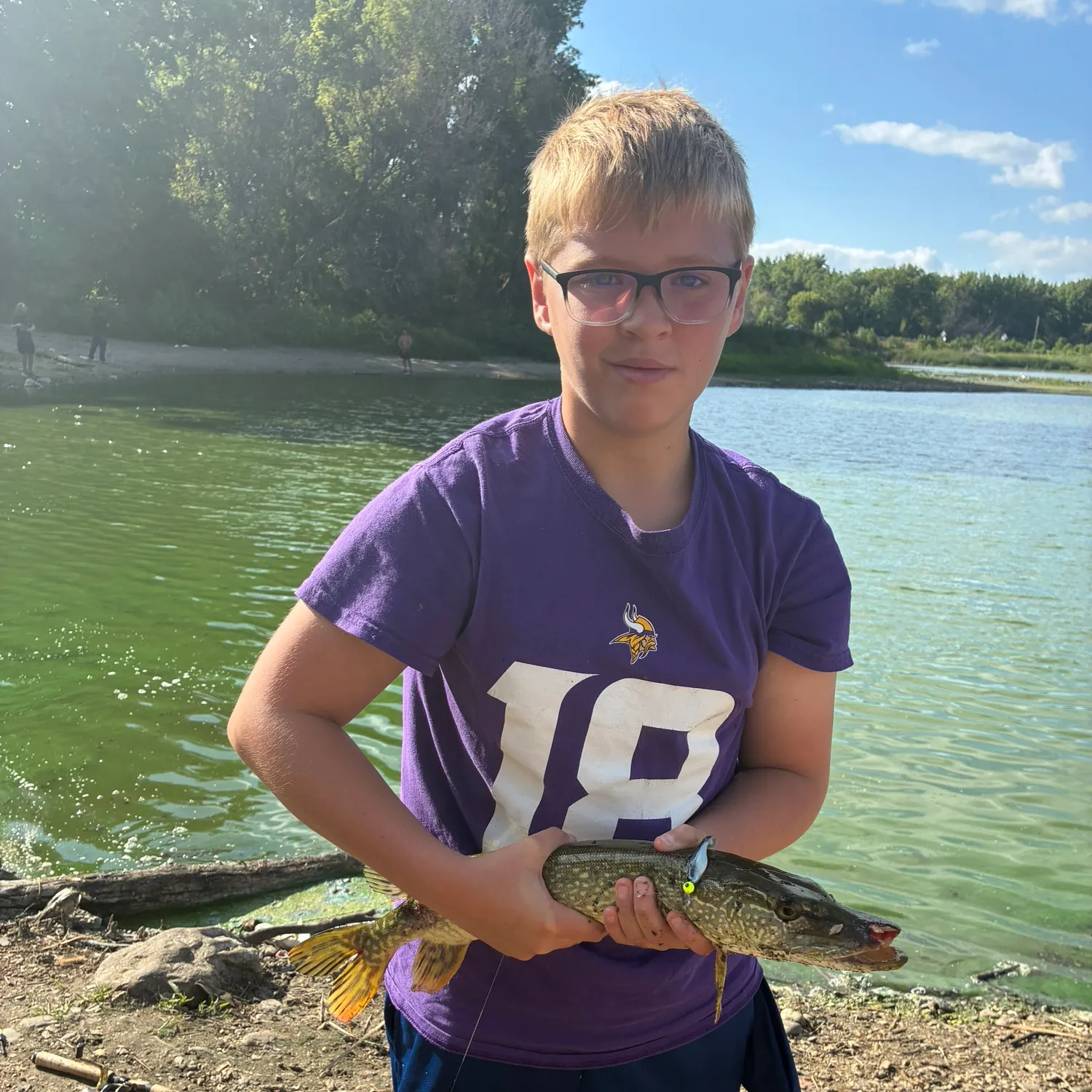 Northern pike caught on Fishbrain
