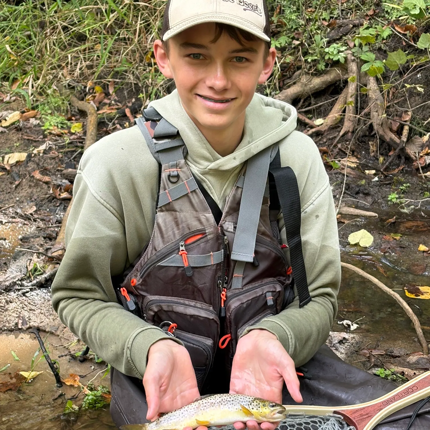 Brown trout caught on Fishbrain