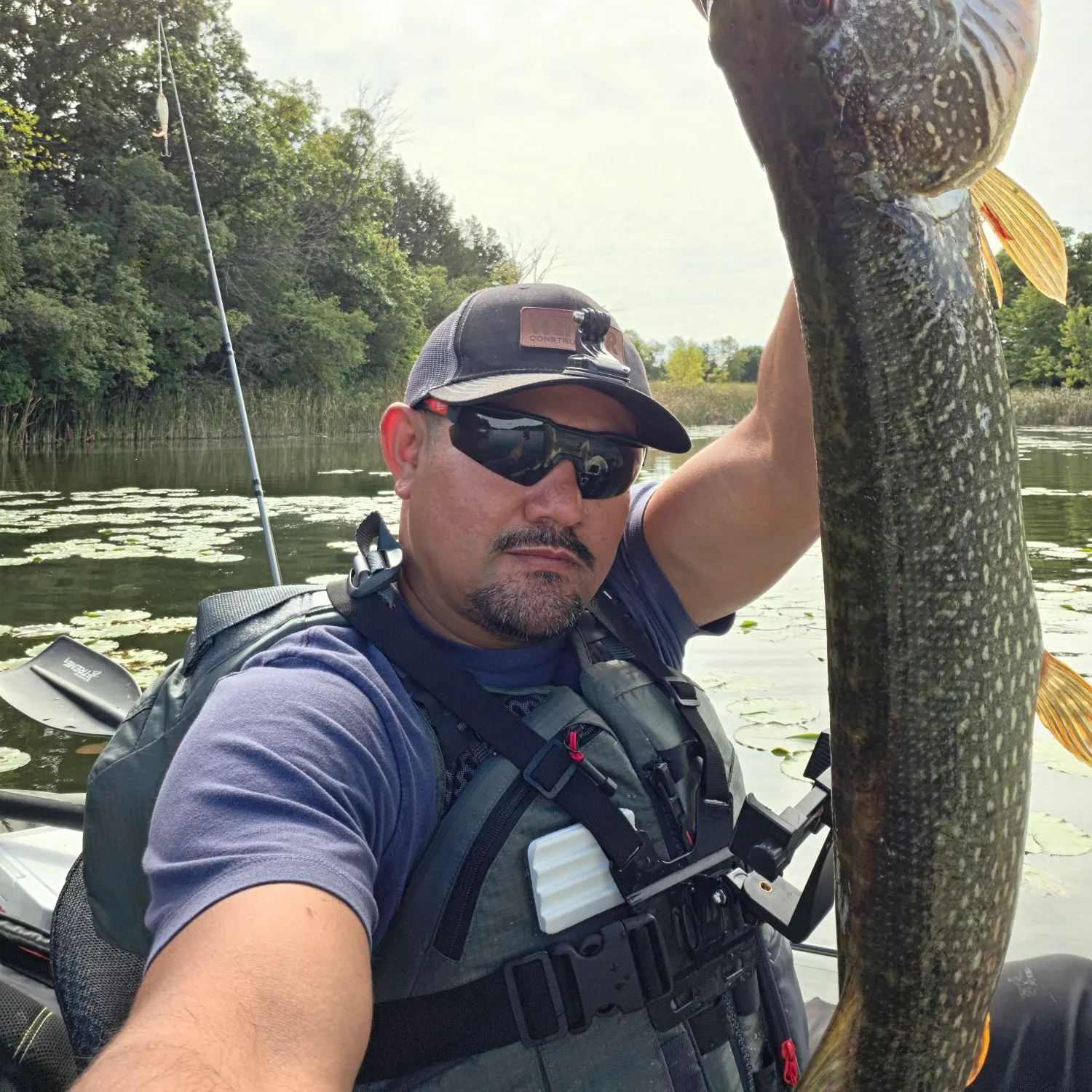 Northern pike caught on Fishbrain