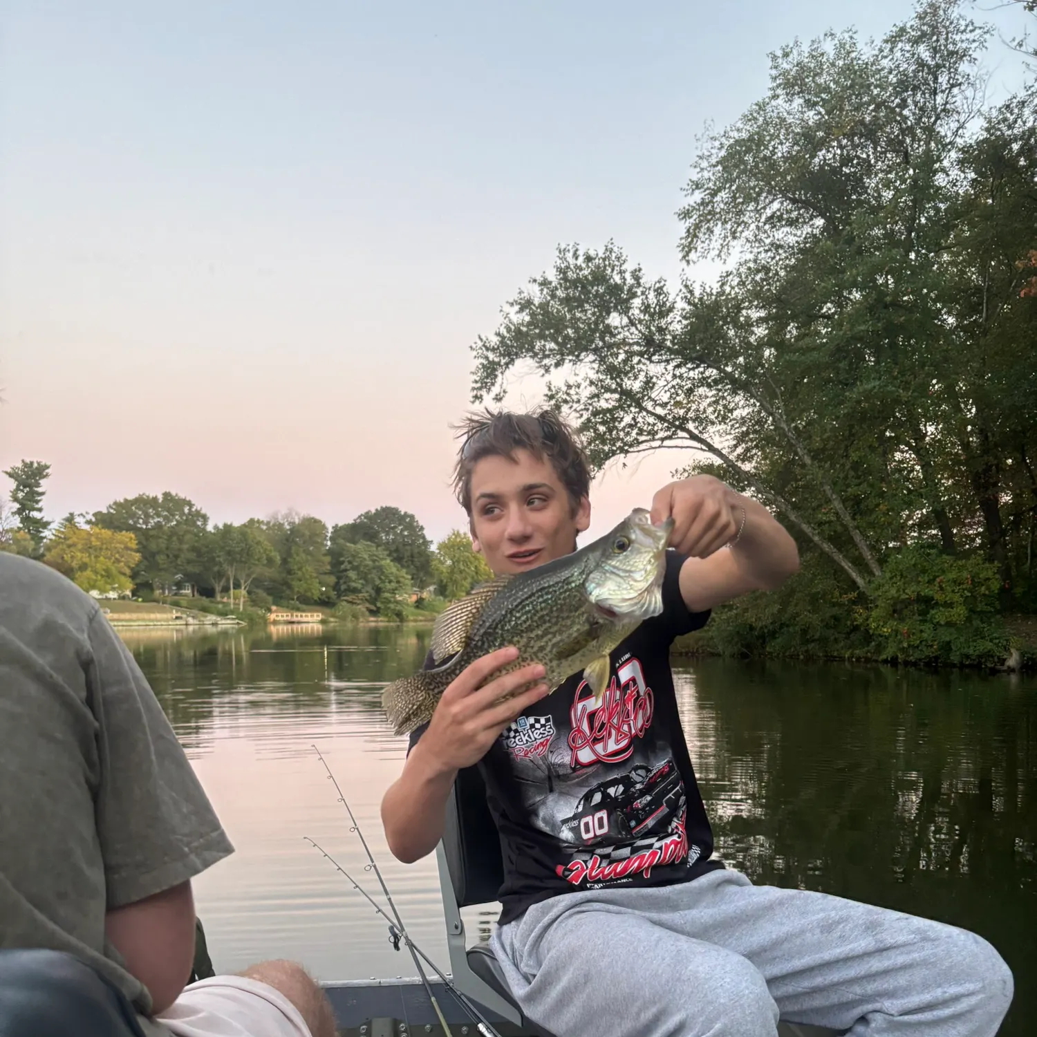 Black crappie caught on Fishbrain