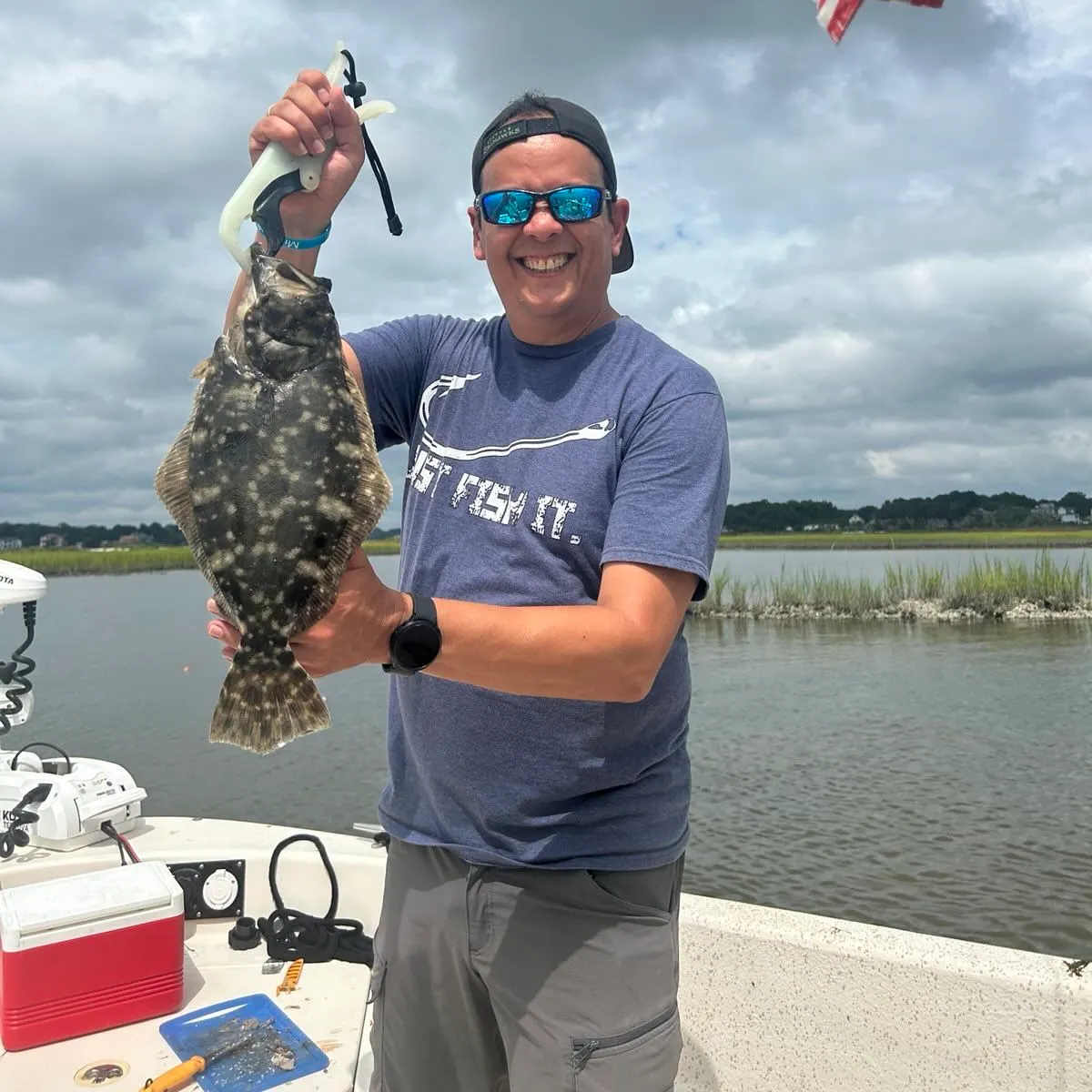 Summer flounder caught on Fishbrain