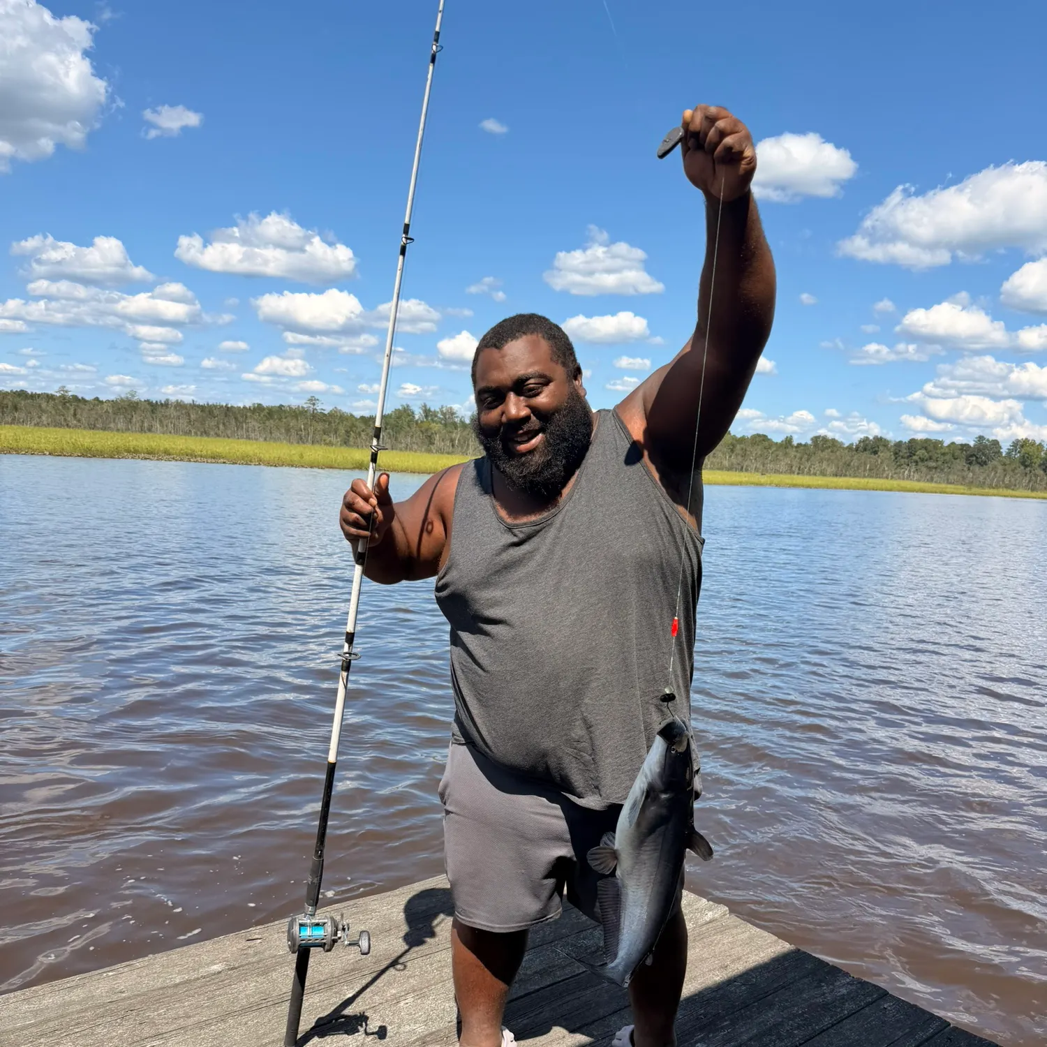 Channel catfish caught on Fishbrain