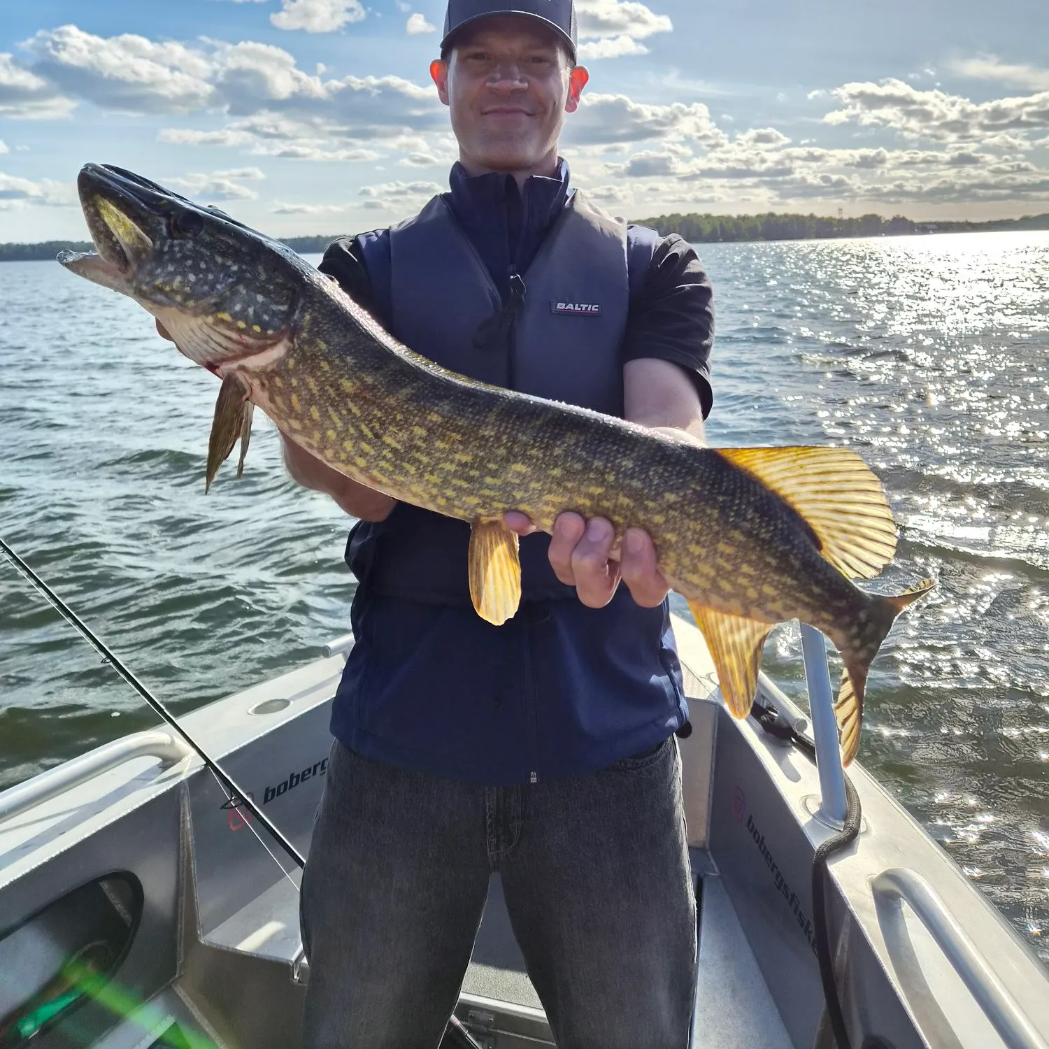 Northern pike caught on Fishbrain