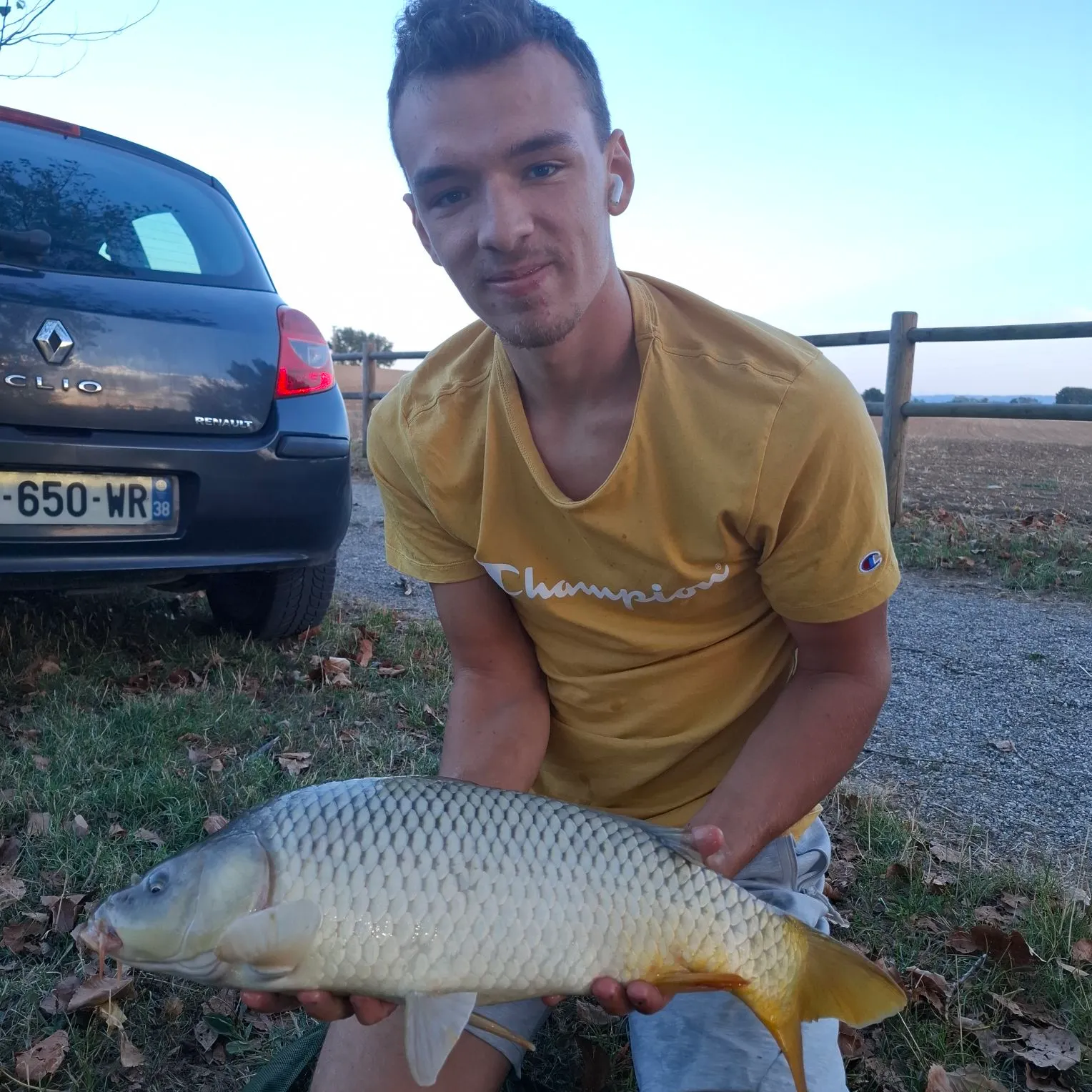 Common carp caught on Fishbrain