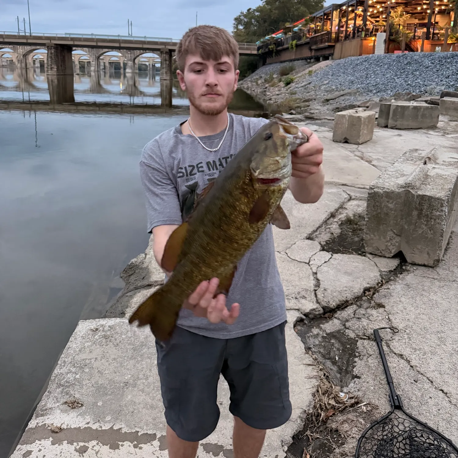 Smallmouth bass caught on Fishbrain