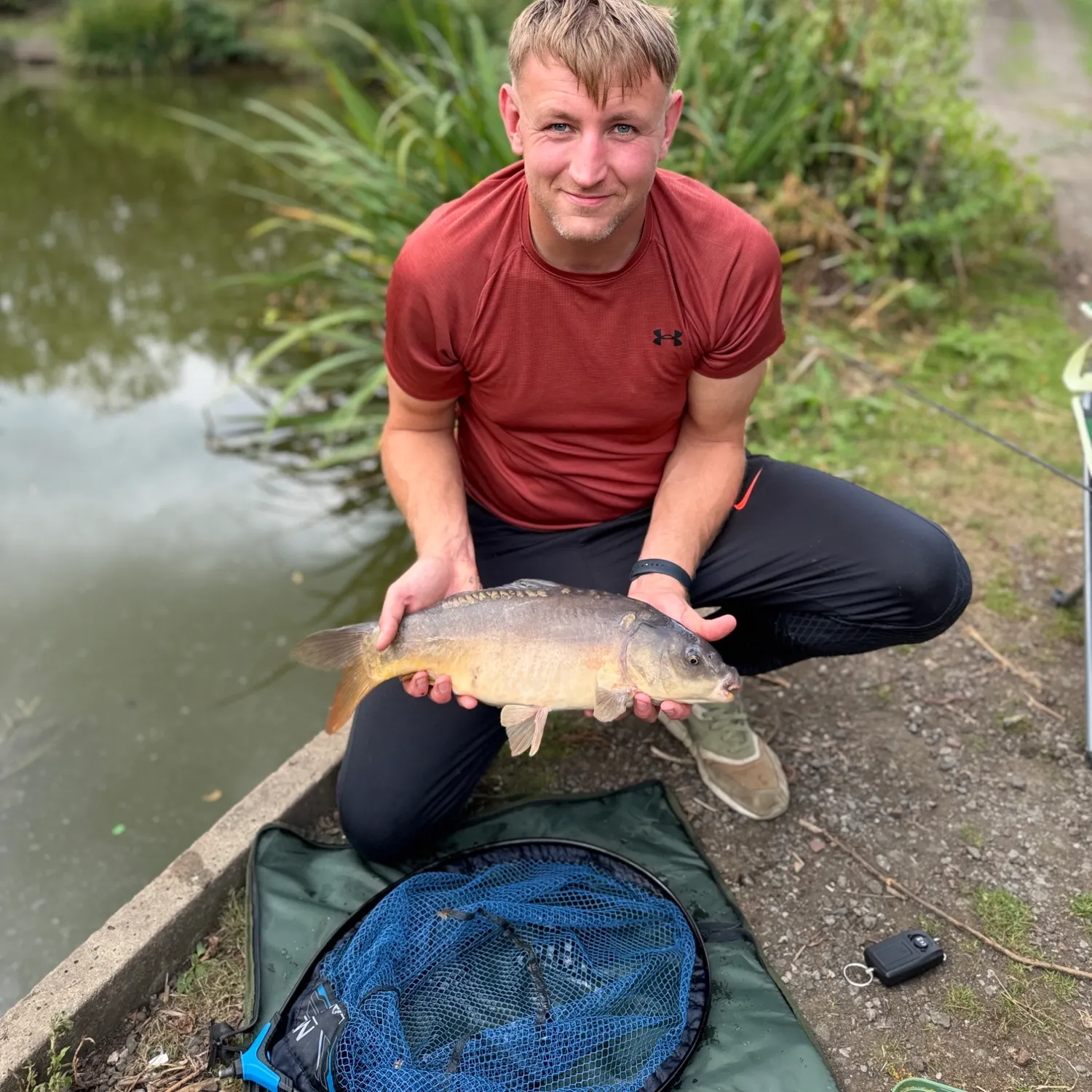 Mirror carp caught on Fishbrain