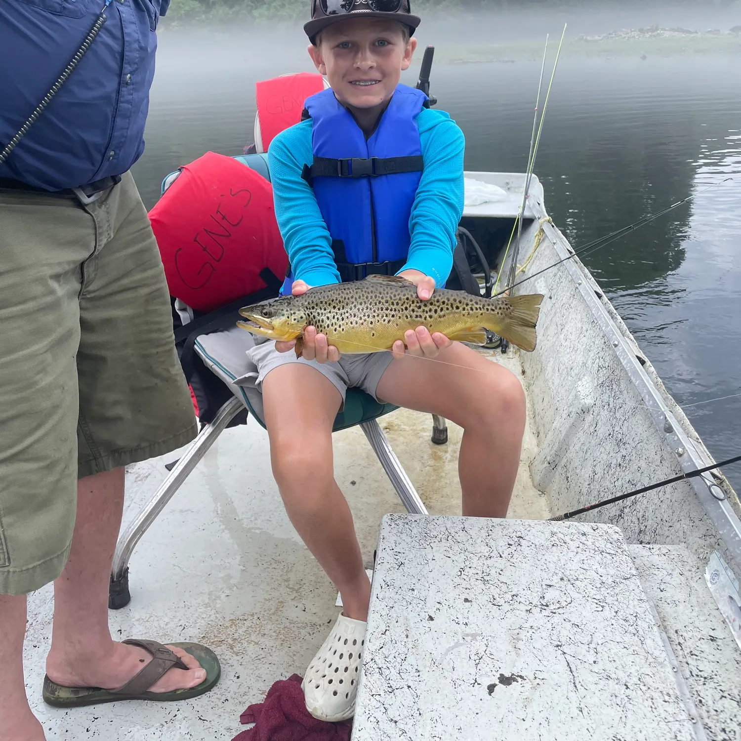 Brown trout caught on Fishbrain