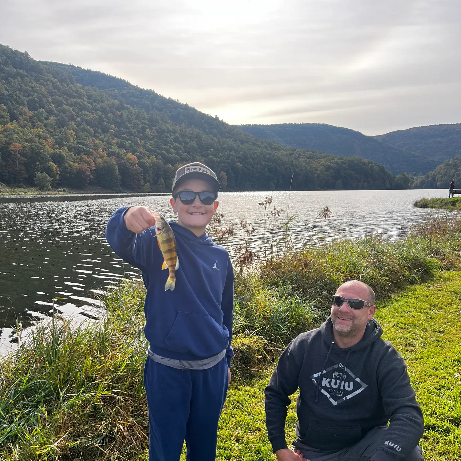 Yellow perch caught on Fishbrain