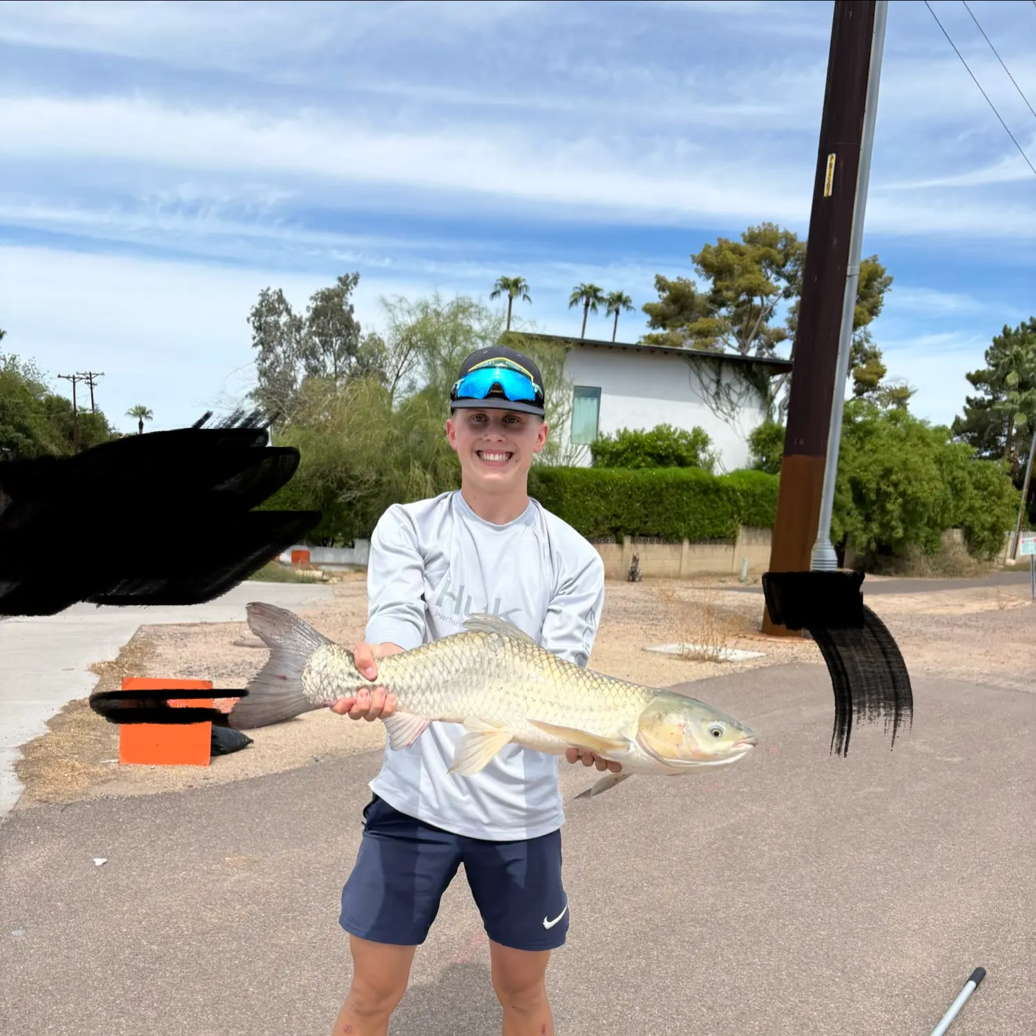 Grass carp caught on Fishbrain